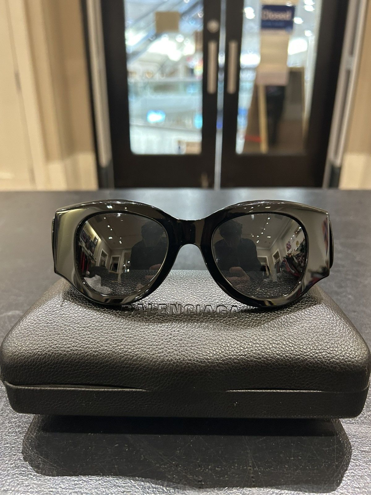 Balenciaga Balenciaga BB Round Sunglasses Size ONE SIZE - 3 Thumbnail