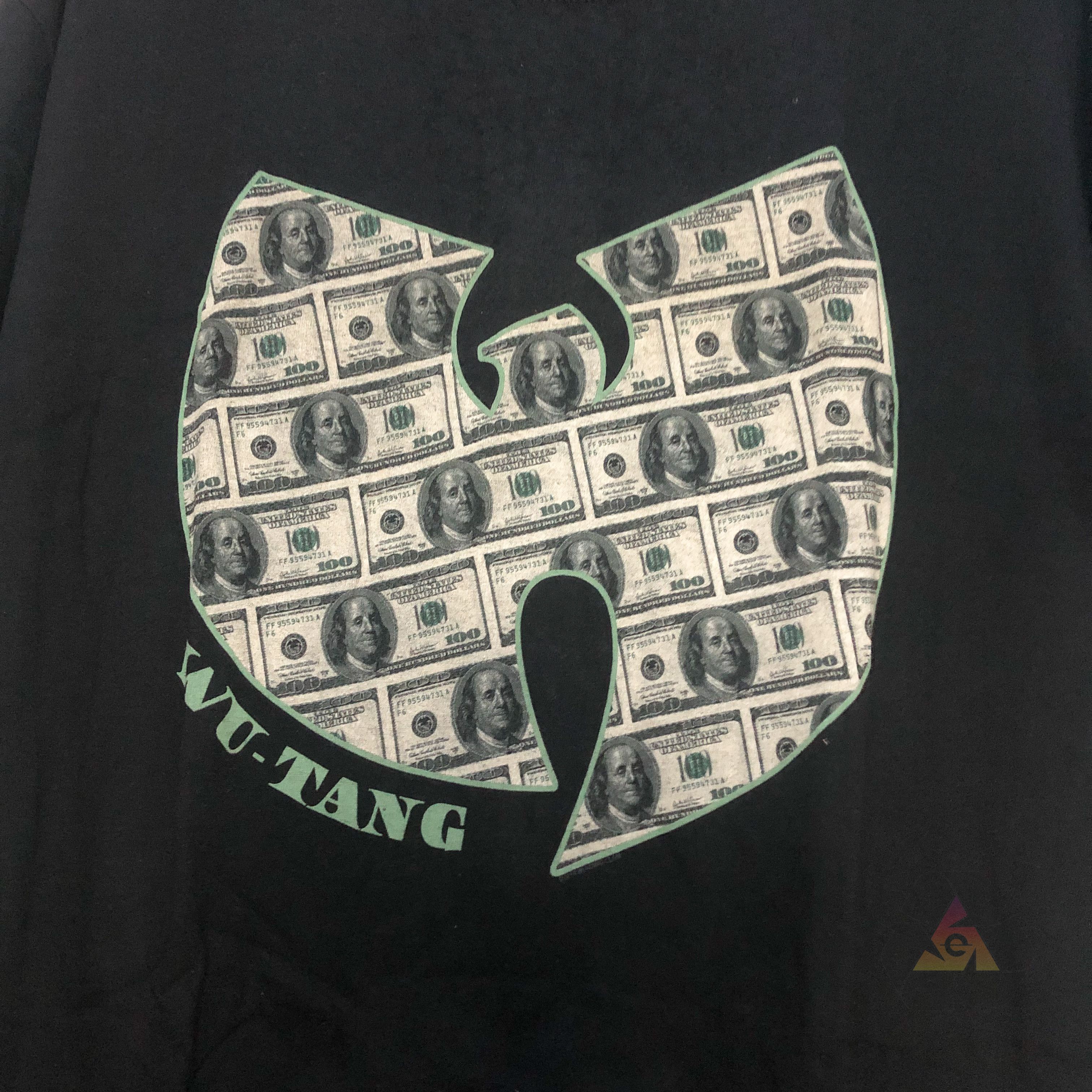 Band Tees Vintage Wu Tang Clan Dollar Big Logo T-Shirt Size US XL / EU 56 / 4 - 5 Thumbnail