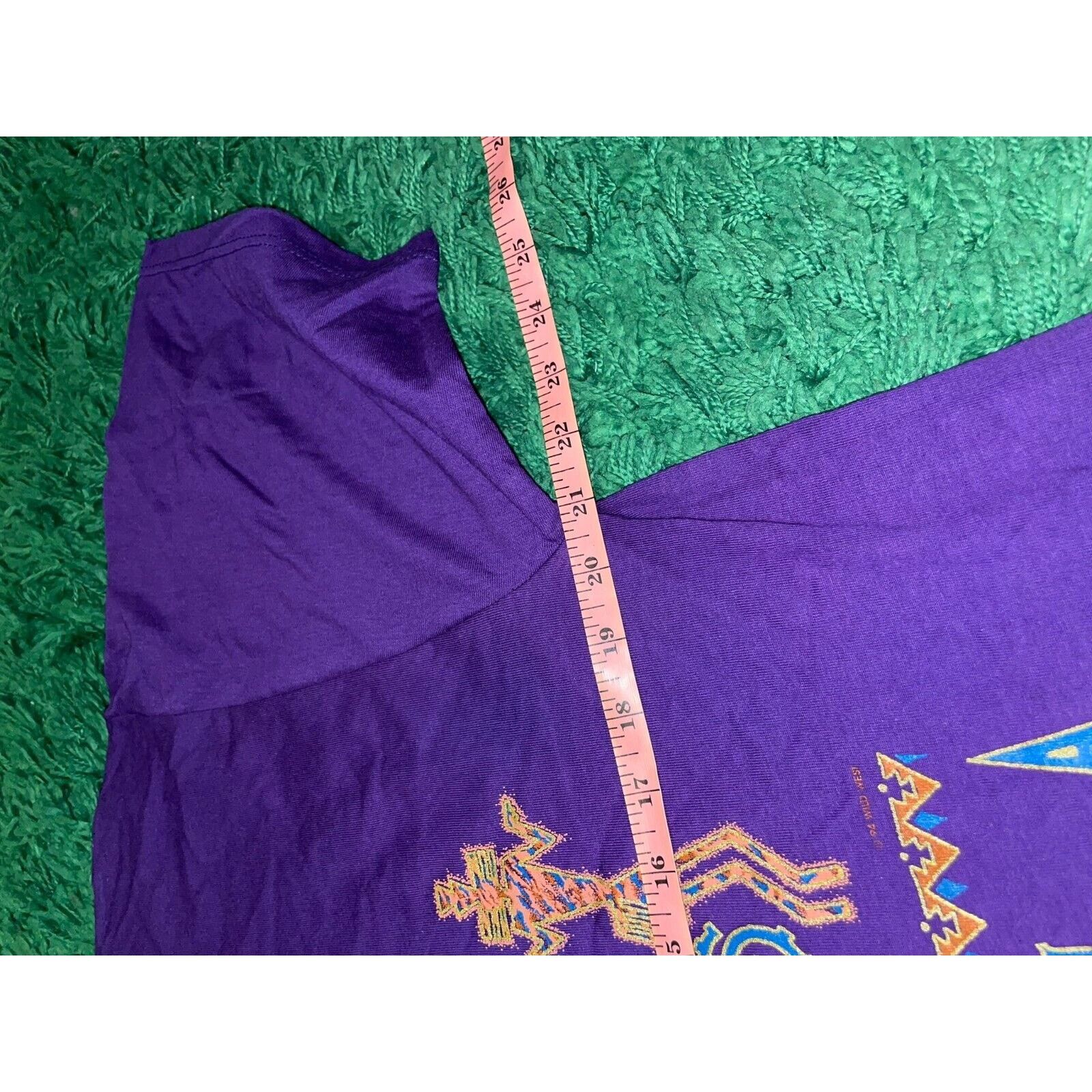 Jerzees Vintage Arizona Native Shirt American Purple Tee VTG 90s L Size US L / EU 52-54 / 3 - 11 Thumbnail