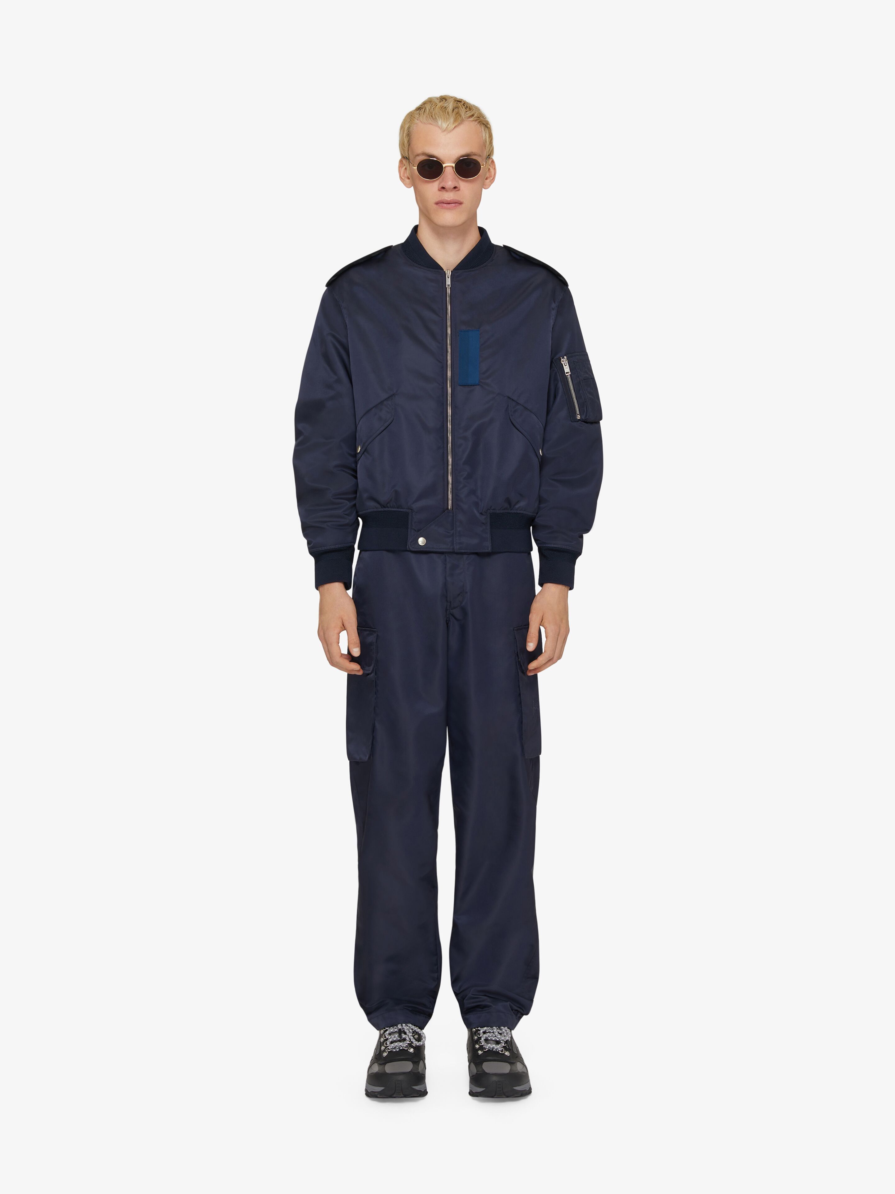 Givenchy o1w1db10925 Bomber Jacket in Blue Size US M / EU 48-50 / 2 - 3 Thumbnail