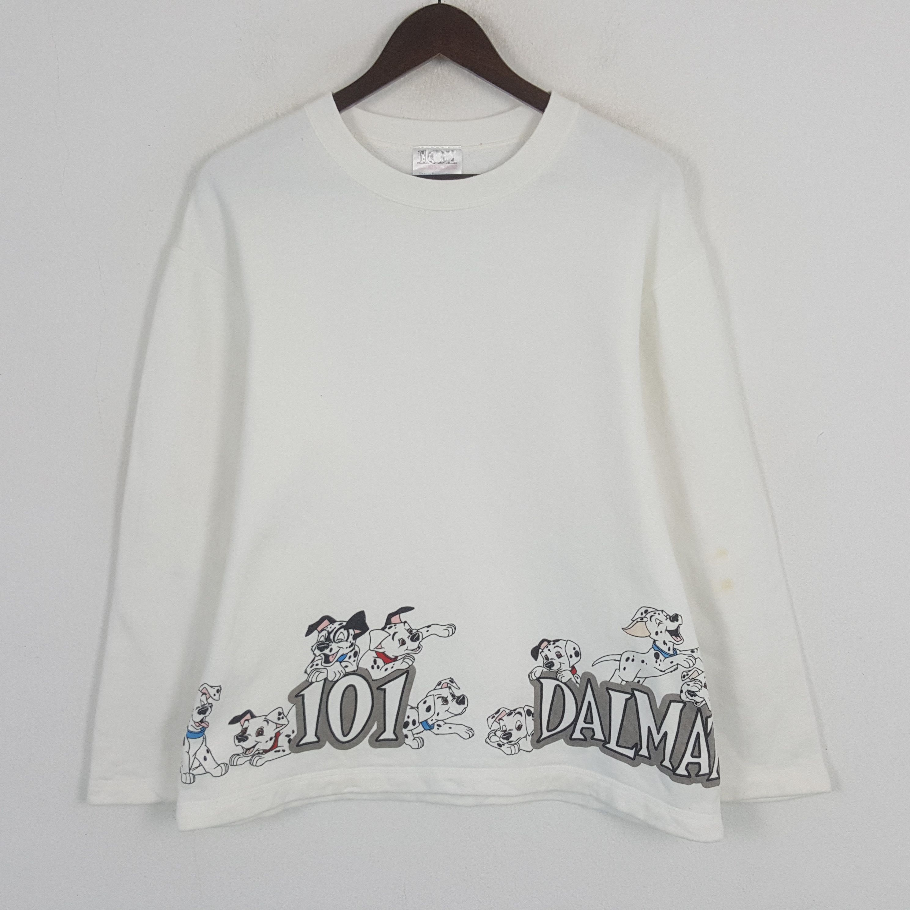 Cartoon Network × Disney × Vintage Vintage 101 Dalmatians Sweatshirt Size US M / EU 48-50 / 2 - 3 Thumbnail