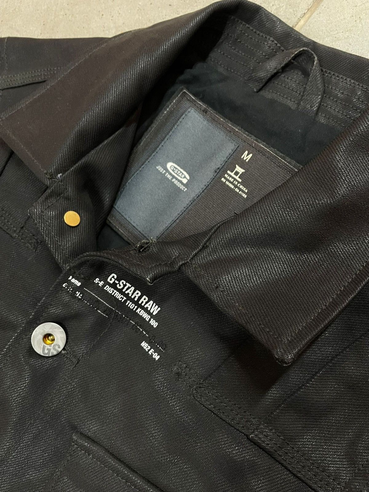 G-Star G Star Waxed Denim Jacket Size US M / EU 48-50 / 2 - 8 Thumbnail