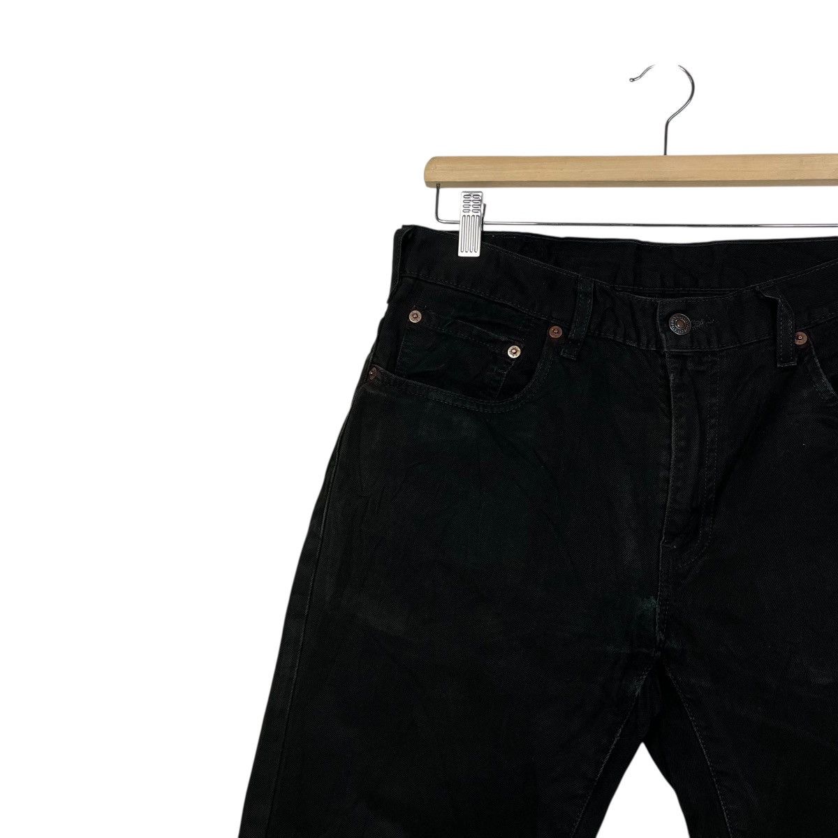 Levi's Vintage Y2k Levis Black Denim Jeans Size US 32 / EU 48 - 6 Thumbnail
