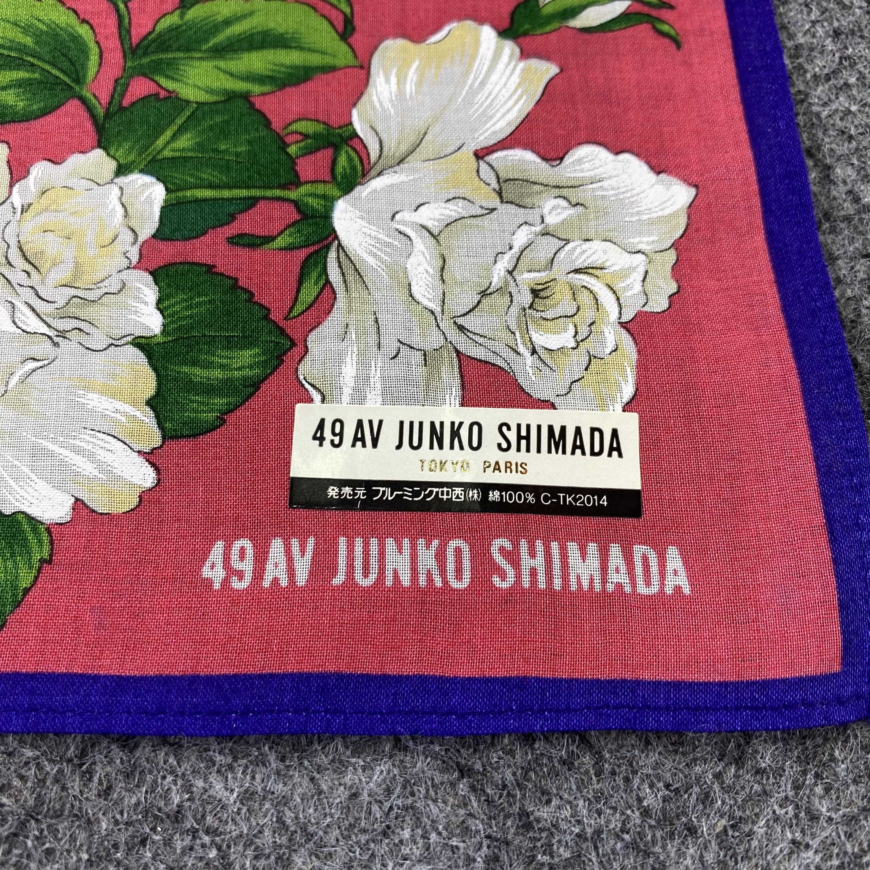 Japanese Brand 49 AV Junko Shimada Handkerchief /Bandana /Neckerchief-B1270 Size ONE SIZE - 5 Thumbnail