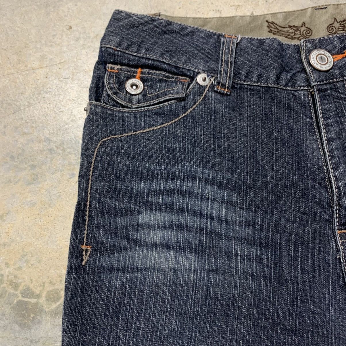 If Six Was Nine × Japanese Brand Flare Bell Bottom Japanesse Brand Denim Size 27" / US 4 / IT 40 - 7 Thumbnail