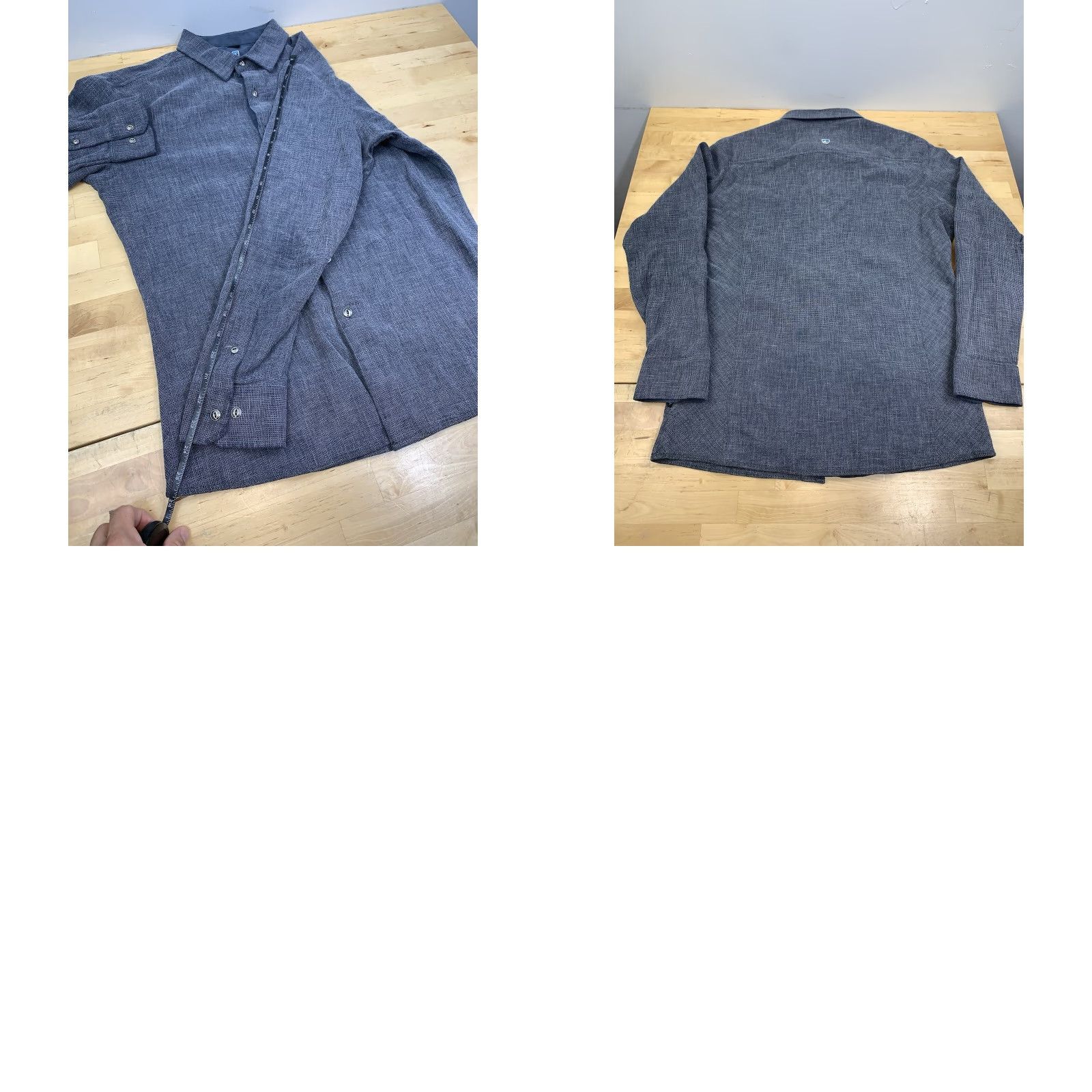 Vintage Kuhl Shirt Mens M Gray Uproar Five Panel Long Sleeve Waffle Casual Outdoor #9608 Size US M / EU 48-50 / 2 - 8 Thumbnail