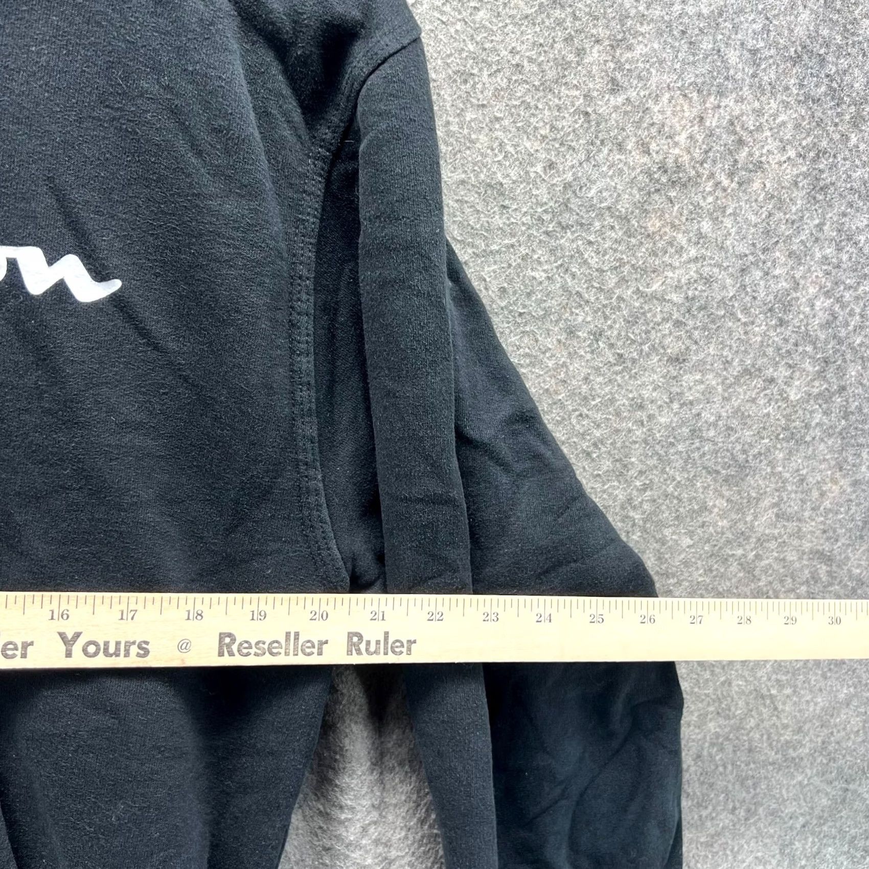 Champion VINTAGE Champion Hoodie Mens M Black Fleece Spell Out Sweater Cotton Y2K Size US M / EU 48-50 / 2 - 4 Thumbnail