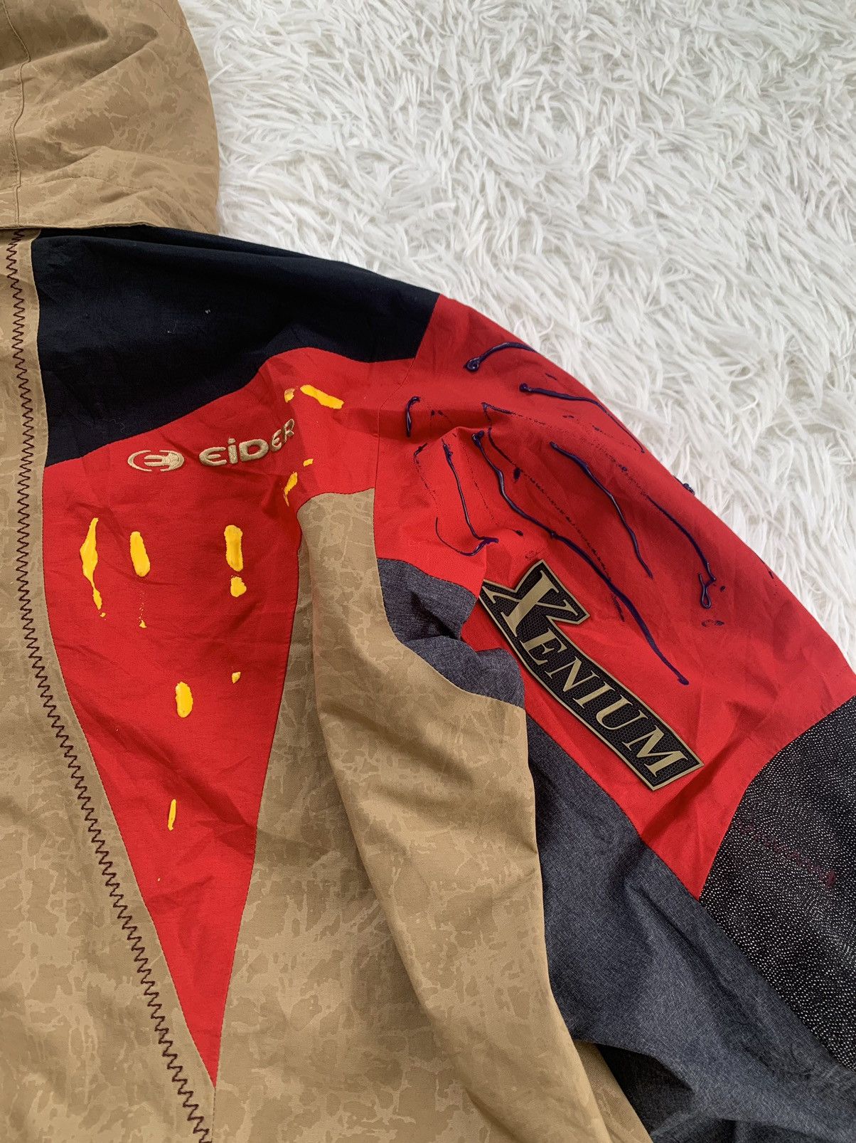 Goretex Cozy Paint Multicolor Eider Xenium Goretex Jacket Hooded Size US M / EU 48-50 / 2 - 11 Thumbnail