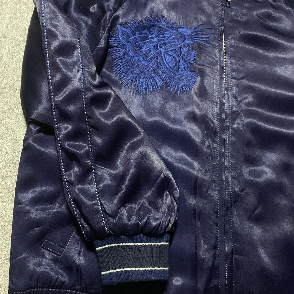 Blue Blue Japan 2000's Blue Blue Japan Embroid Sukajan - Pure Indigo Size US M / EU 48-50 / 2 - 5 Thumbnail