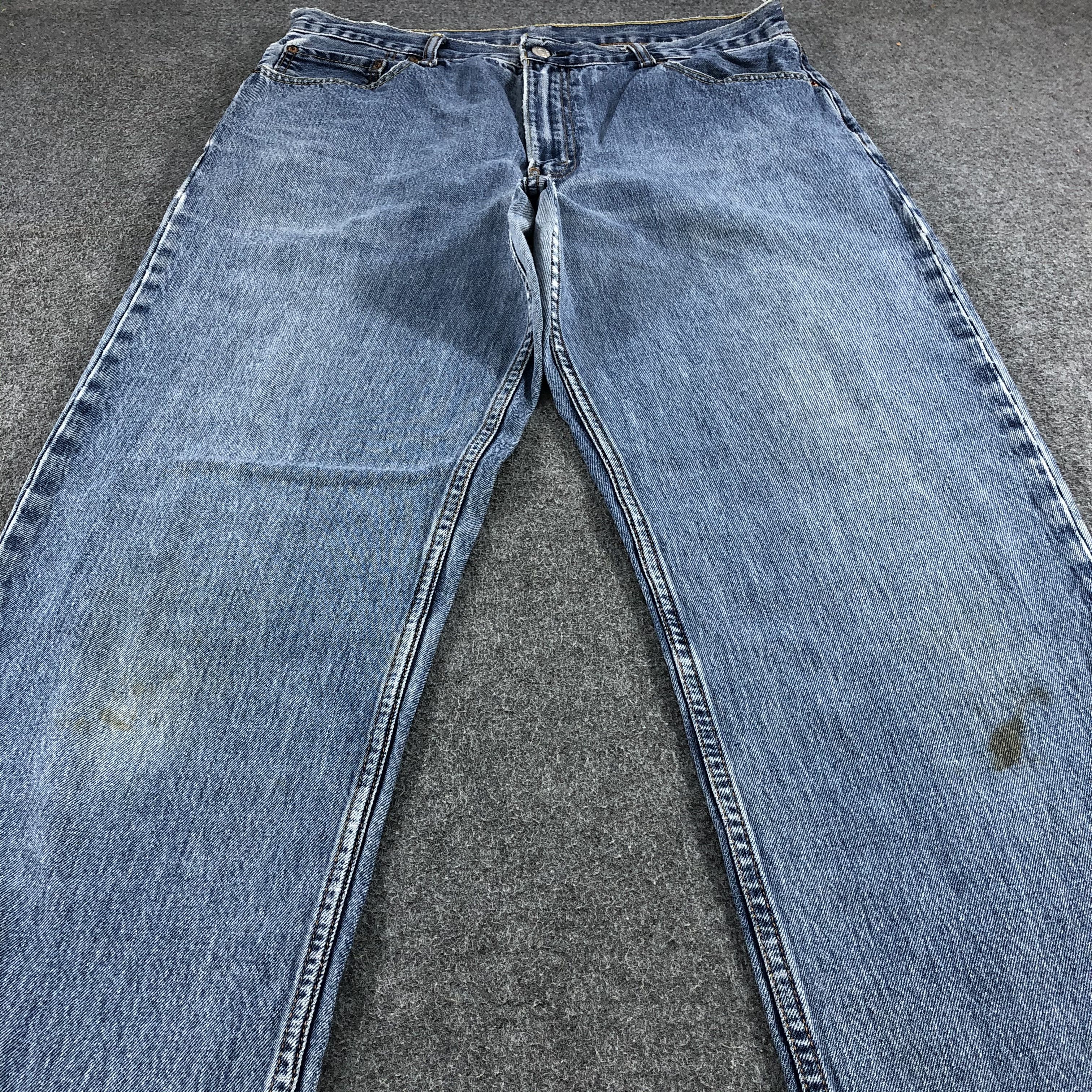 Levi's BLue Wash Vintage Levis 550 Jeans-J1184 Size US 36 / EU 52 - 3 Thumbnail
