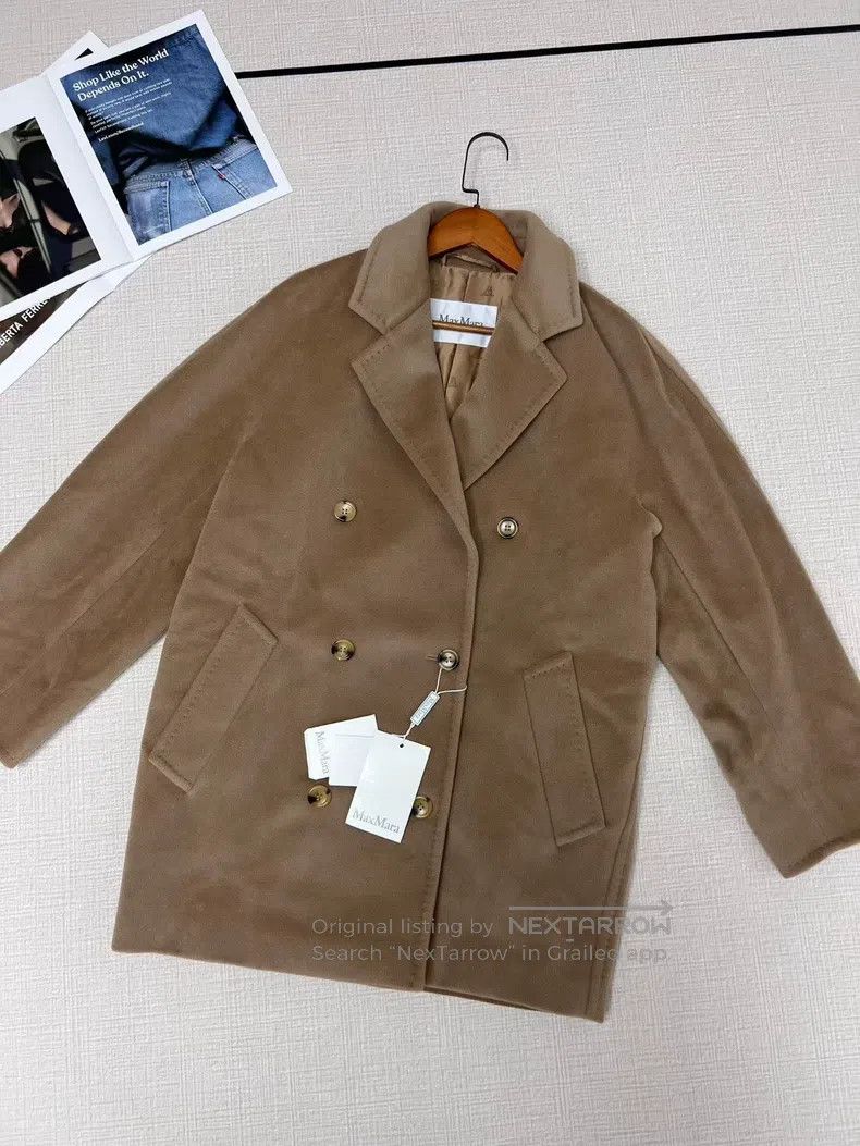 Max Mara Max Mara Double-breasted Coat Jacket Size L / US 10 / IT 46 - 1 Thumbnail