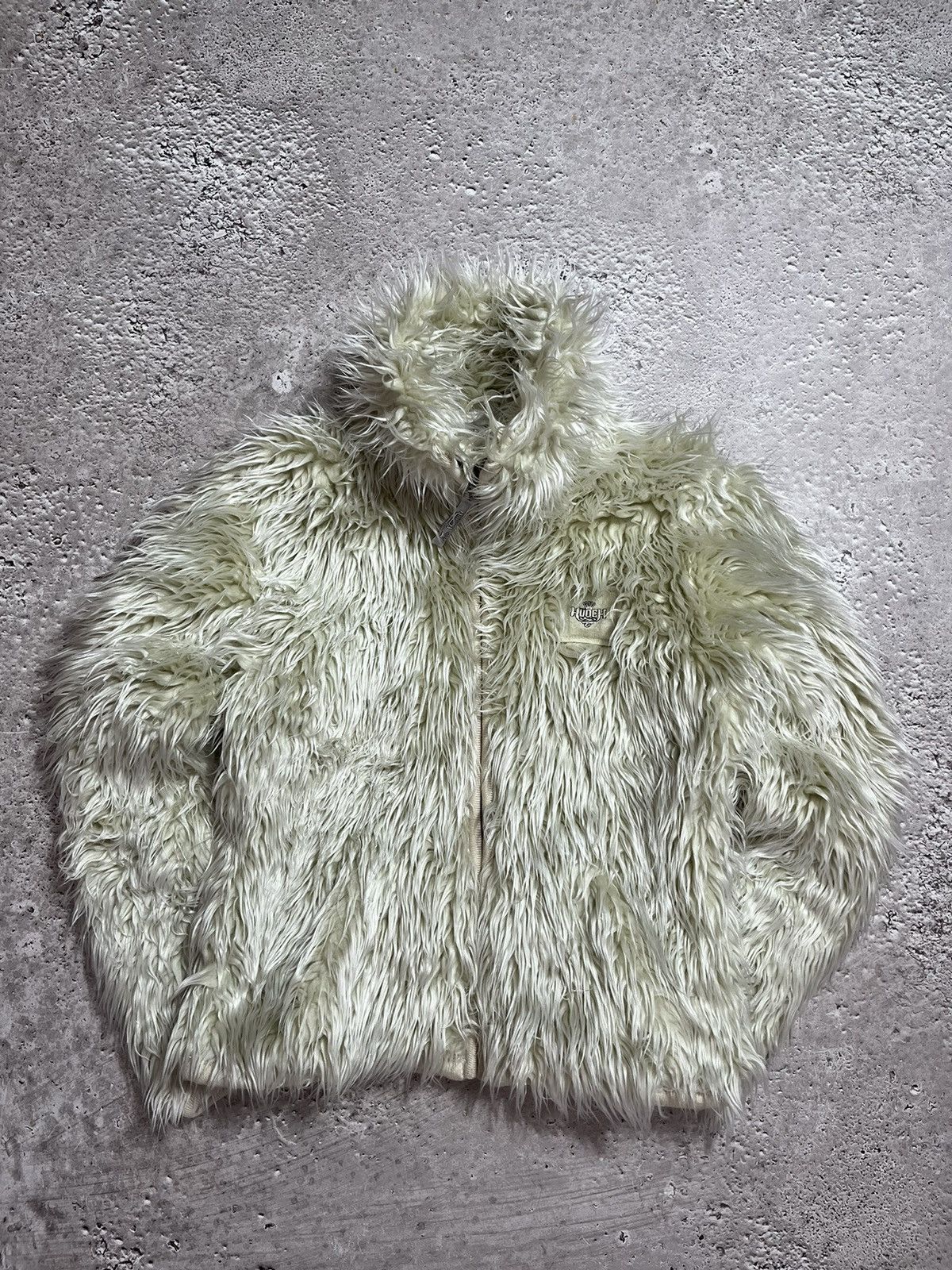 FAUX FUR AMAZING CROPPED AVANT-GARDE JACKET COAT