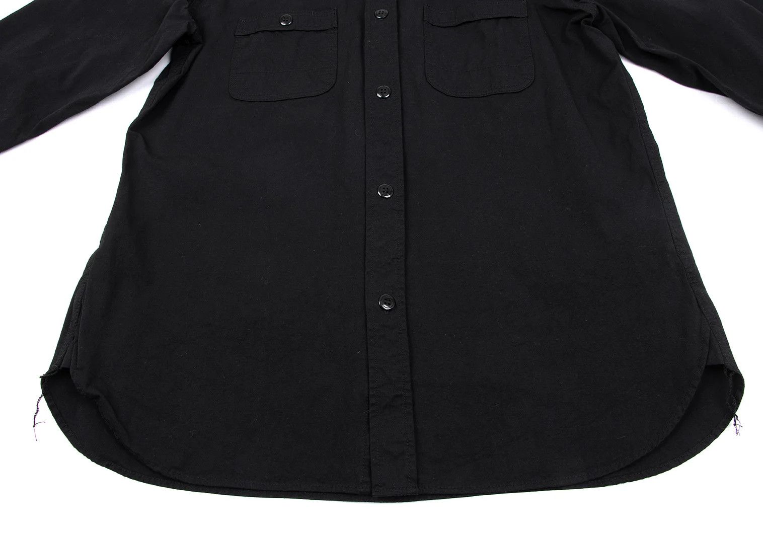 Junya Watanabe Dyed Nylon Taffeta Shirt in Black Size L Size US L / EU 52-54 / 3 - 10 Thumbnail