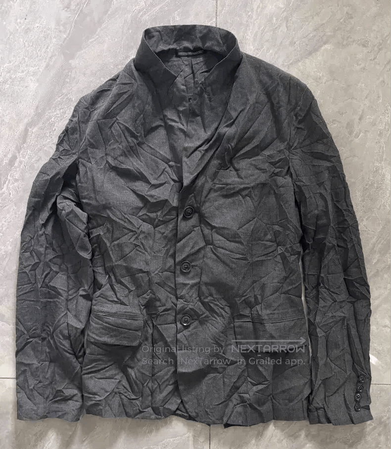 Yohji Yamamoto Yohji Yamamoto size 2 Pleated blazer Size 36R - 2 Thumbnail