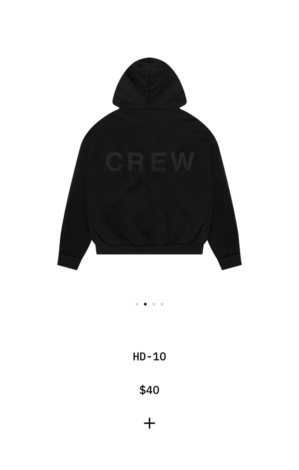 Yeezy YEEZY SZNX BLACK HD-10 HOODIE Size US M / EU 48-50 / 2 - 2 Thumbnail