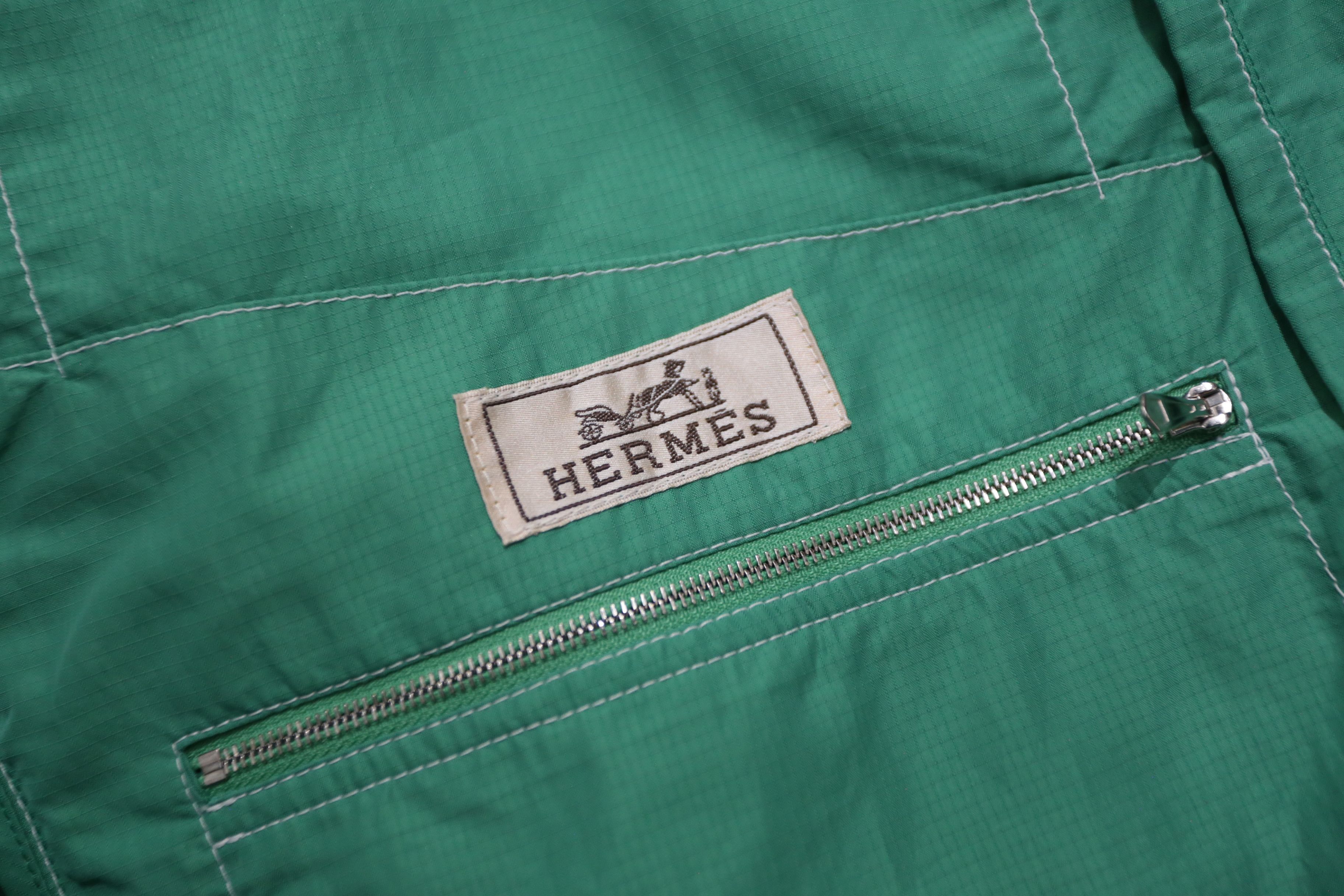 Hermes Hermes - S/S 22 - Contrast-Stitch Windbreaker Size US M / EU 48-50 / 2 - 13 Thumbnail