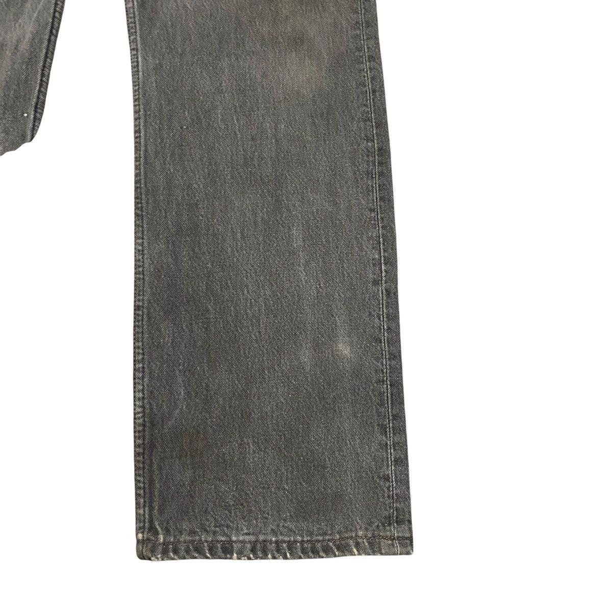 Vintage 90s Levis 501 Charcoal Jeans Distressed