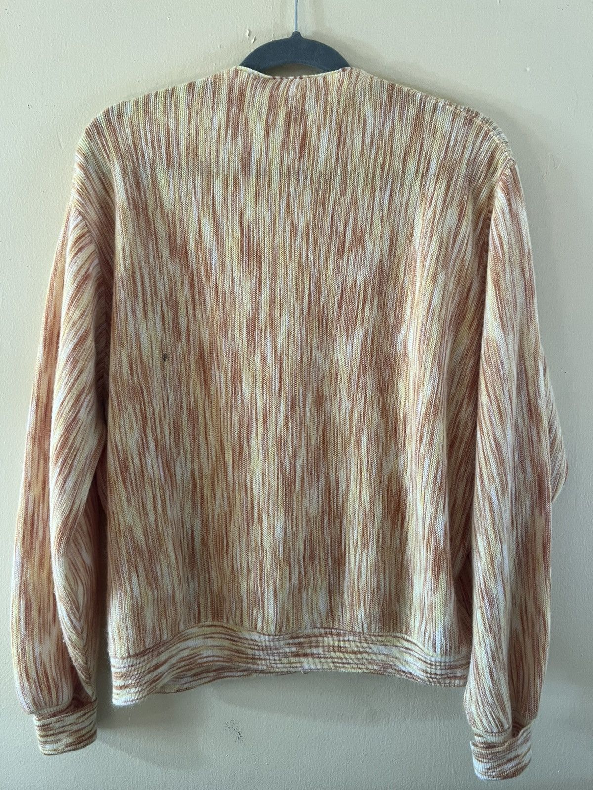 Vintage Vtg 60s Leonardo Strassi Acrylic Cardigan Cut Tag Size US L / EU 52-54 / 3 - 4 Thumbnail