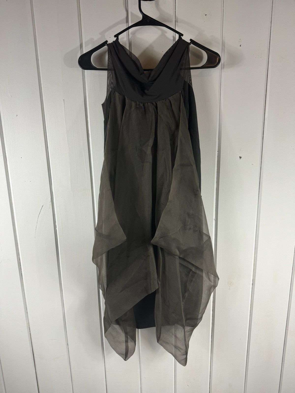 Rick Owens Rick Owen’s 08 Creatch Cape dress Size S / US 4 / IT 40 - 8 Thumbnail