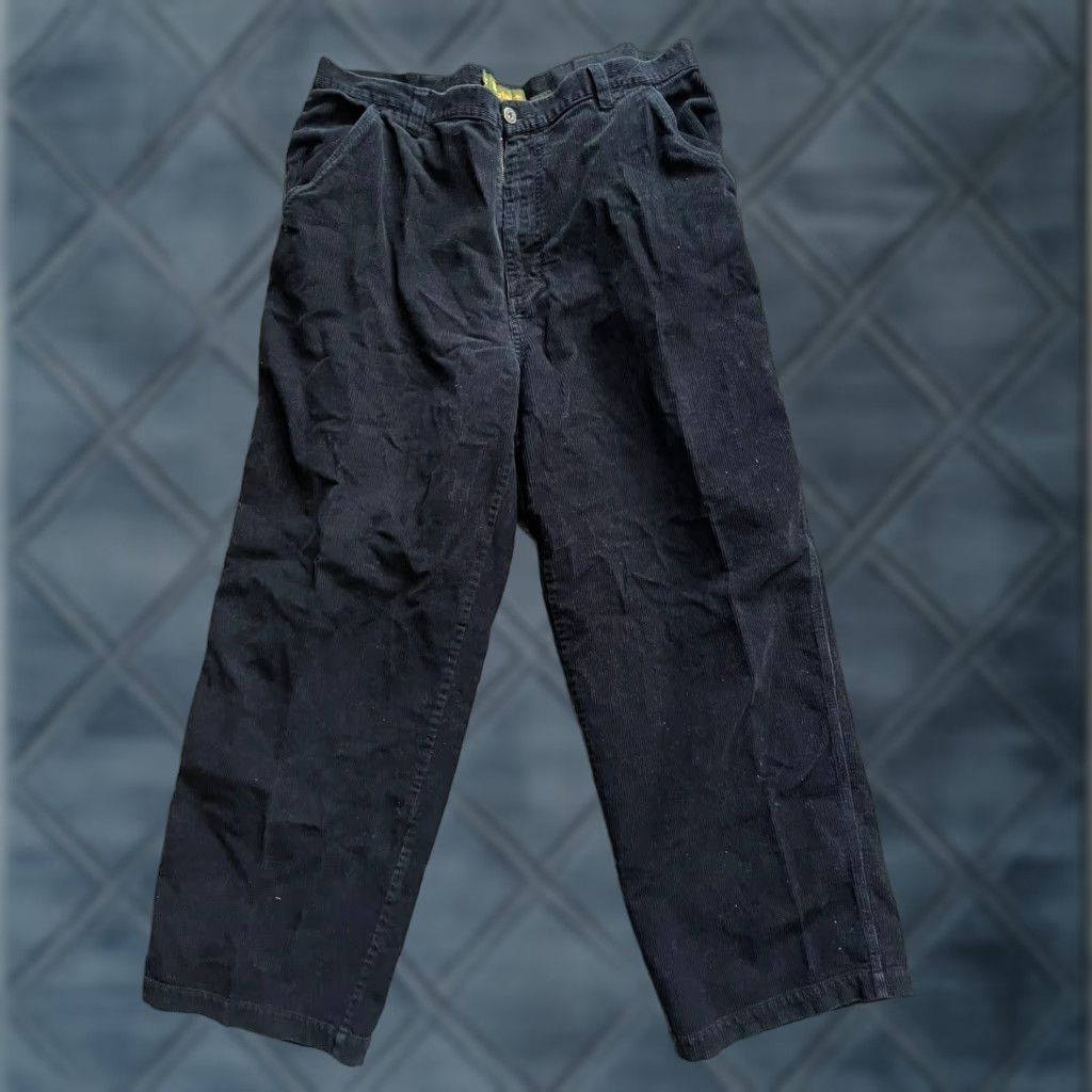 Timberland Vintage Timberland Corduroy Pants Men's W38 x L30 Black Straight Leg 100% Cotton Size US 38 / EU 54 - 1 Thumbnail