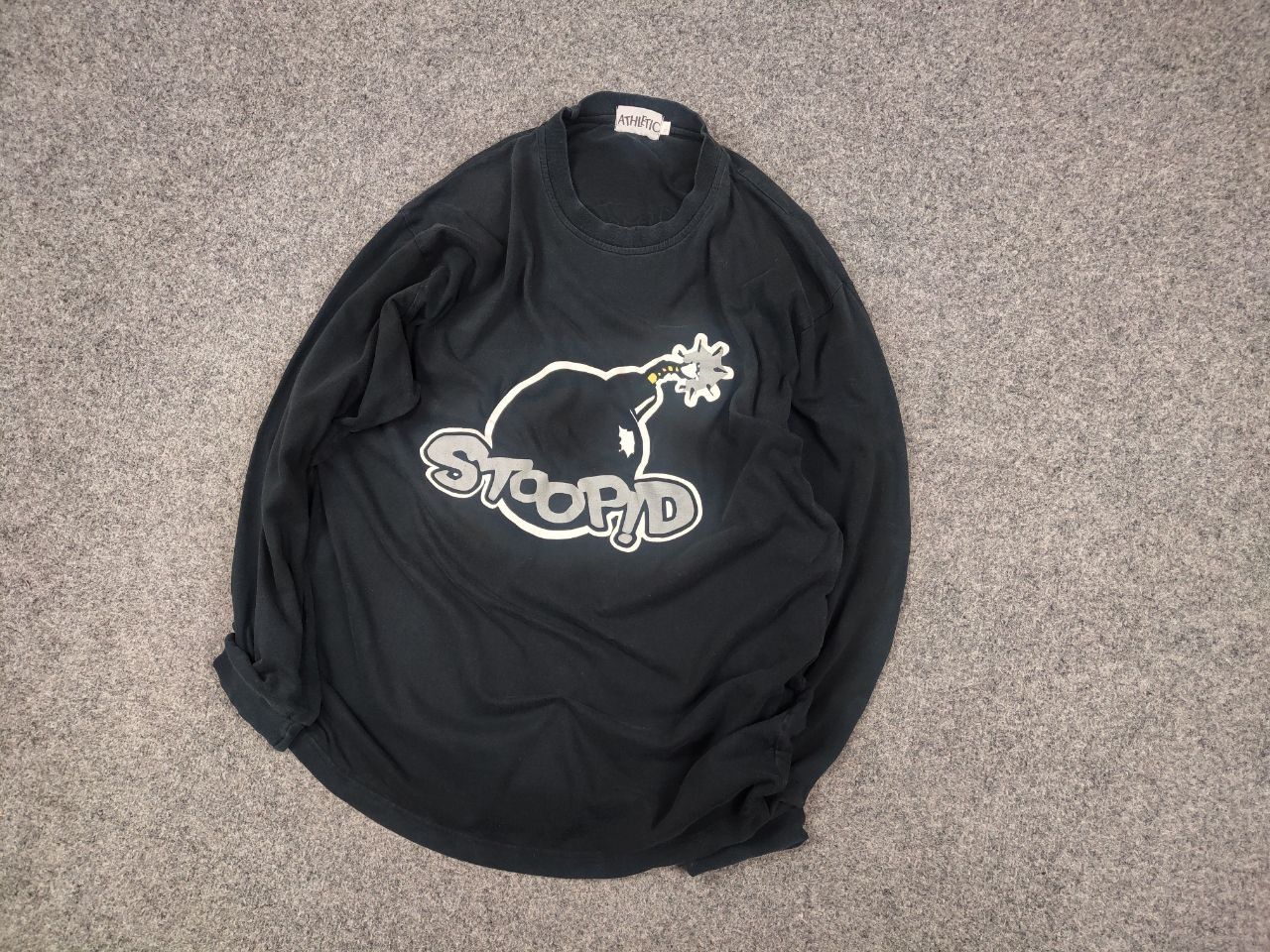 Vintage Stoopid Skater Skateboard Vintage Bomb Long Sleeve Tshirt Size US L / EU 52-54 / 3 - 3 Thumbnail