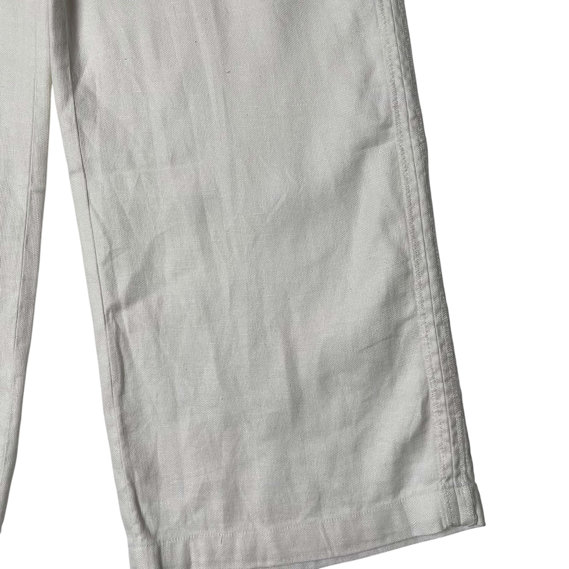 Sonia Rykiel Sonia rykiel eyelet linen wide pants Size 27" / US 4 / IT 40 - 5 Thumbnail