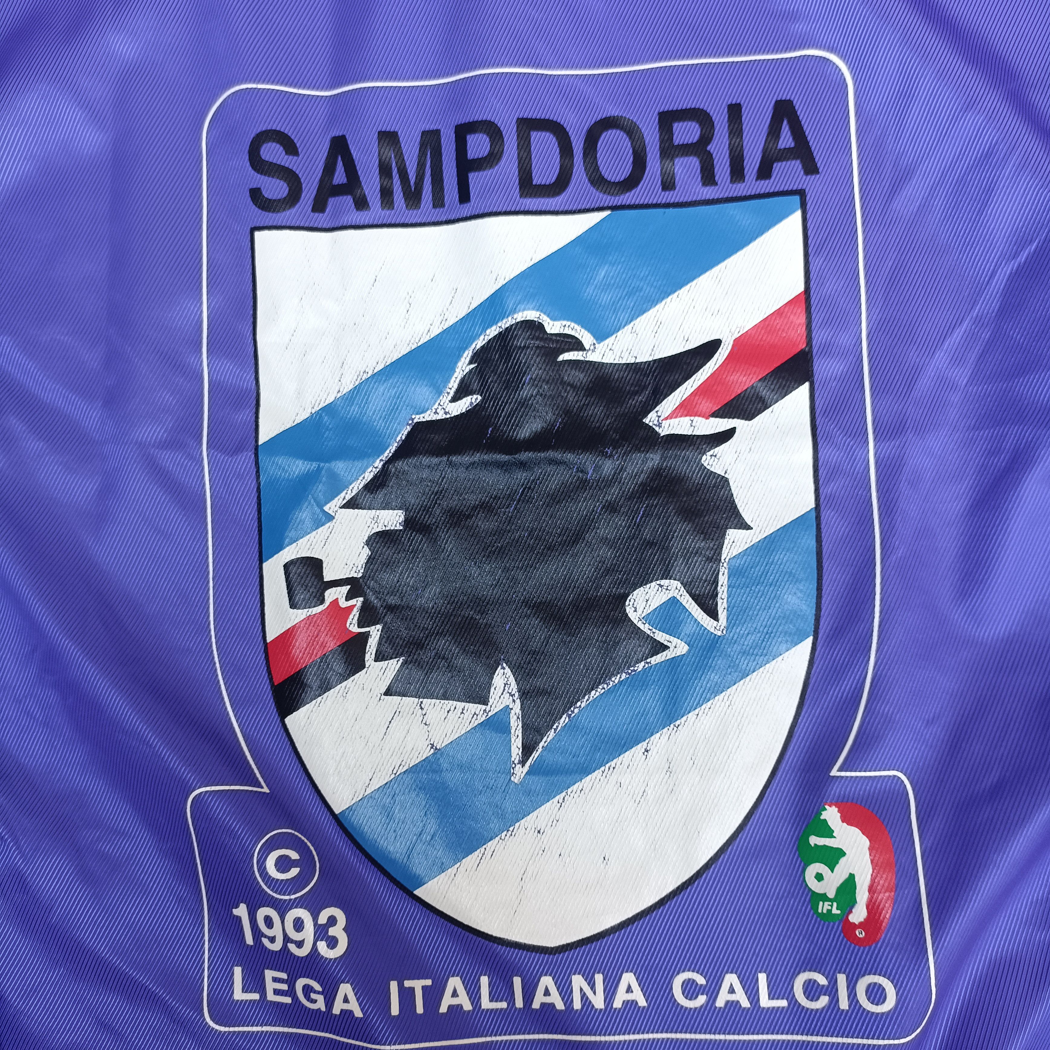 Vintage Vintage ©93 U.C sampdoria Italian Football League jacket Size US L / EU 52-54 / 3 - 5 Thumbnail