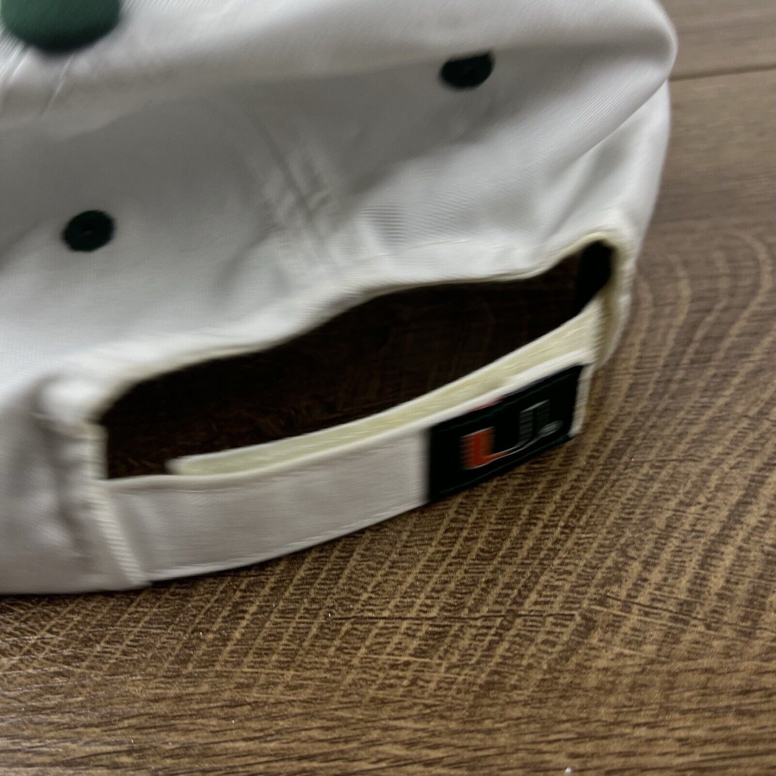 Top Of The World Miami Hurricanes Hat NCAA Adjustable Hat White Adjustable Ha Size ONE SIZE - 10 Thumbnail