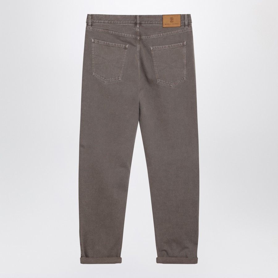 Brunello Cucinelli o1d2blof0226 Denim Jeans in Beige Size US 34 / EU 50 - 2 Thumbnail
