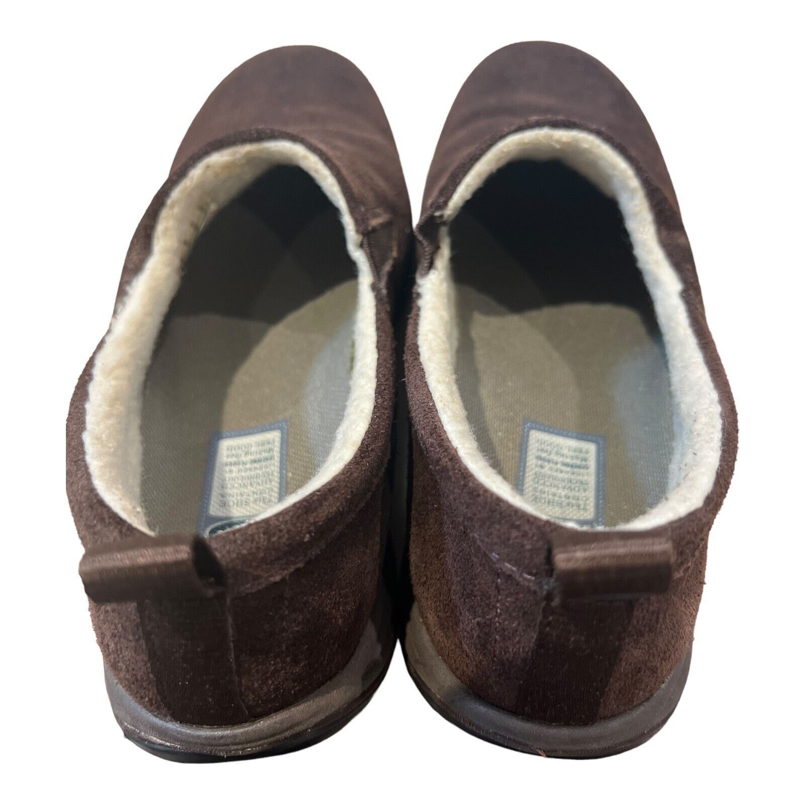 Scholl Dr. Scholl’s Suede Slip On Women’s Size 7 Dark Brown Faux Fu Size US 7 / IT 37 - 11 Thumbnail