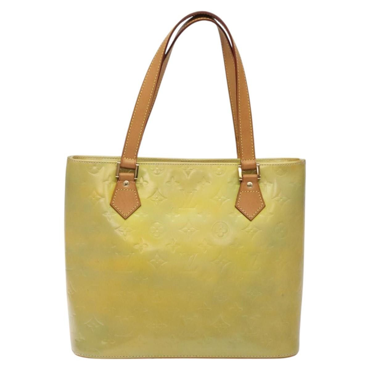 Louis Vuitton LOUIS VUITTON Monogram Vernis Houston Hand Bag Gris M91053 Size ONE SIZE - 2 Thumbnail
