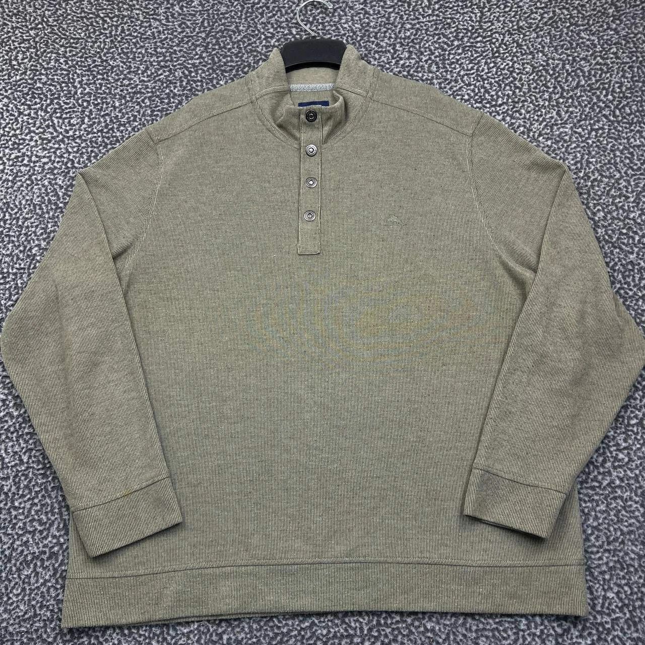 Tommy Bahama Tommy Bahama Sweater Men XXL Green Rib Knit Pullover Size US XXL / EU 58 / 5 - 1 Thumbnail