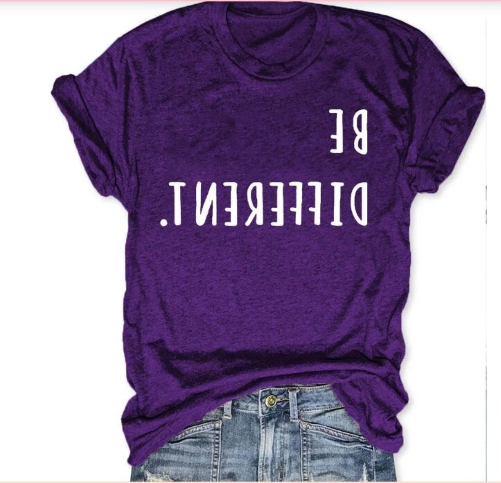 The Unbranded Brand Be Different T-Shirt Purple Large Size US L / EU 52-54 / 3 - 1 Preview