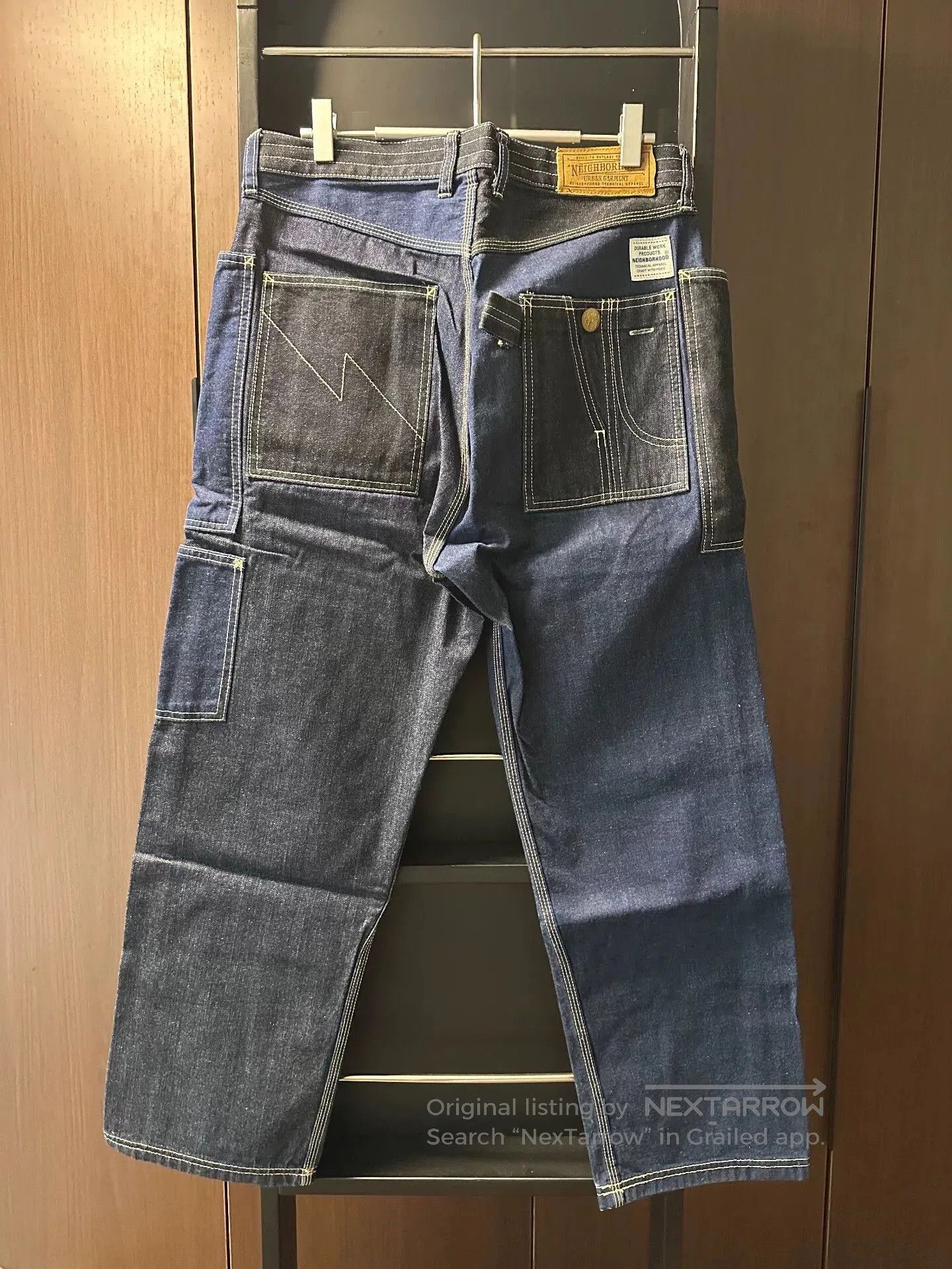 Neighborhood Neighborhood Raw Denim Patchwork Jeans. Size US 26 / EU 42 - 2 Thumbnail