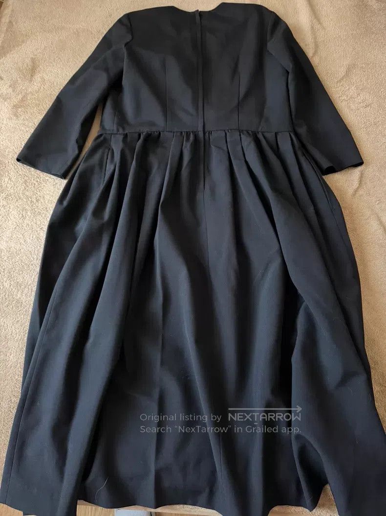 Comme des Garcons Comme des Garcons Black bow tie gathered dress Size S / US 4 / IT 40 - 2 Thumbnail