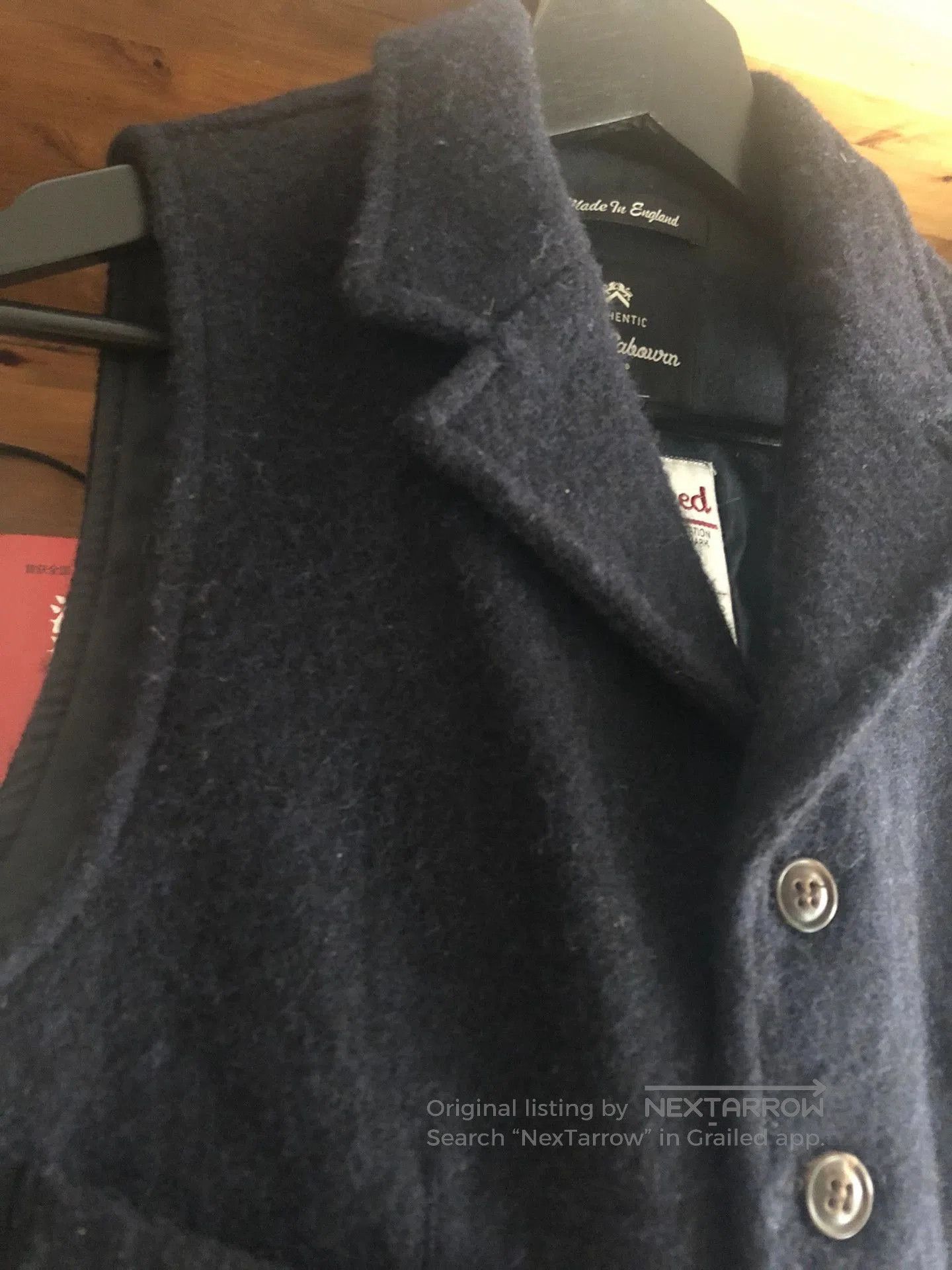 Nigel Cabourn navy wool vest by Nigel Cabourn. Size US L / EU 52-54 / 3 - 4 Thumbnail