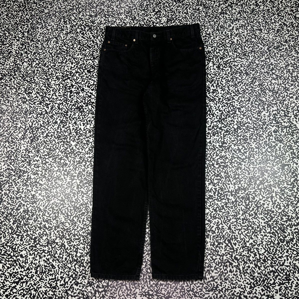 Levi's Vintage Clothing 38x34 Levis 550 Vintage Washed Black Denim Jeans USA Style Size US 38 / EU 54 - 2 Thumbnail