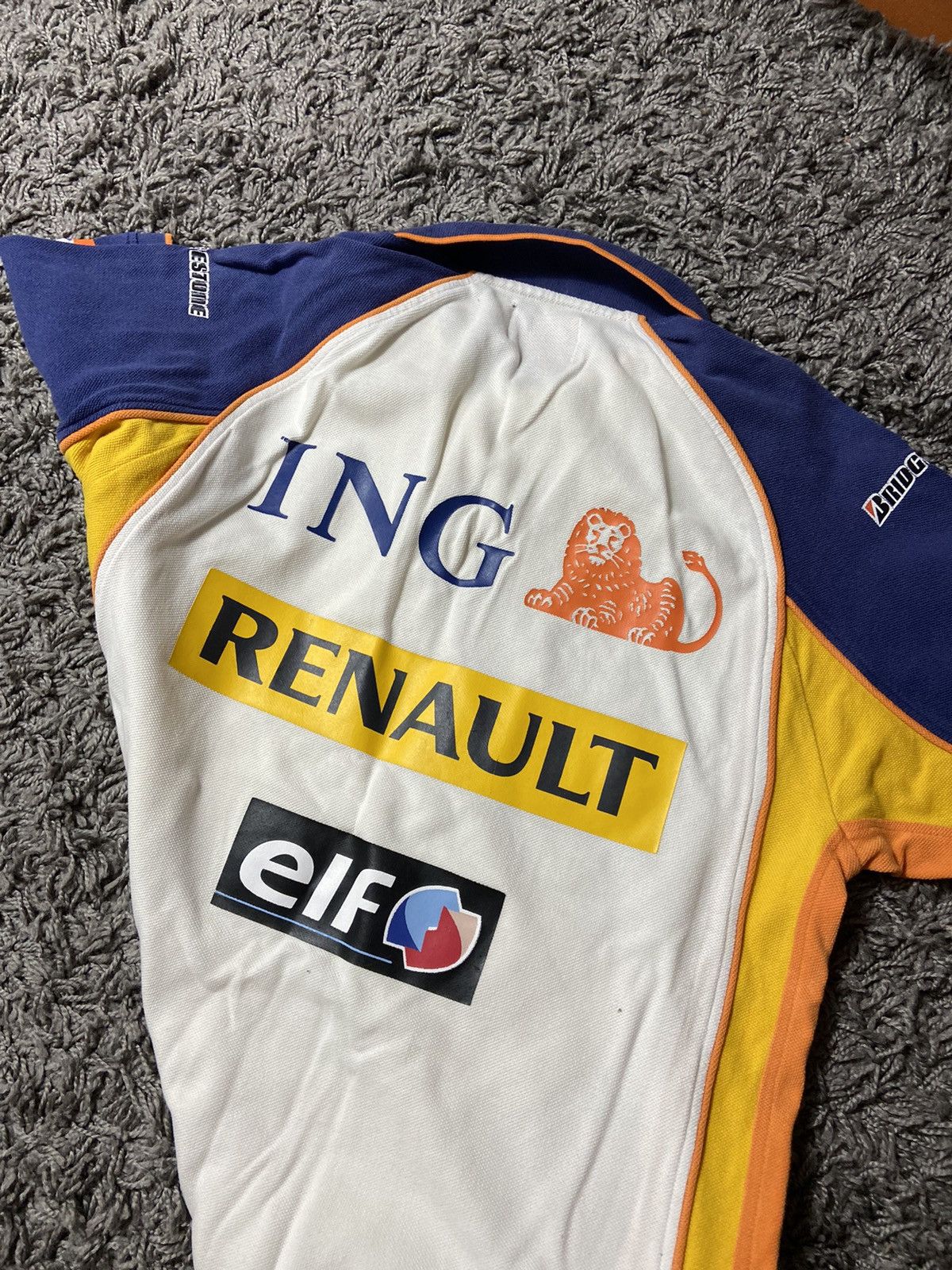 Vintage RENAULT ING RACING NASCAR SOCCER COTTON Y2K SHIRT Size US S / EU 44-46 / 1 - 4 Thumbnail