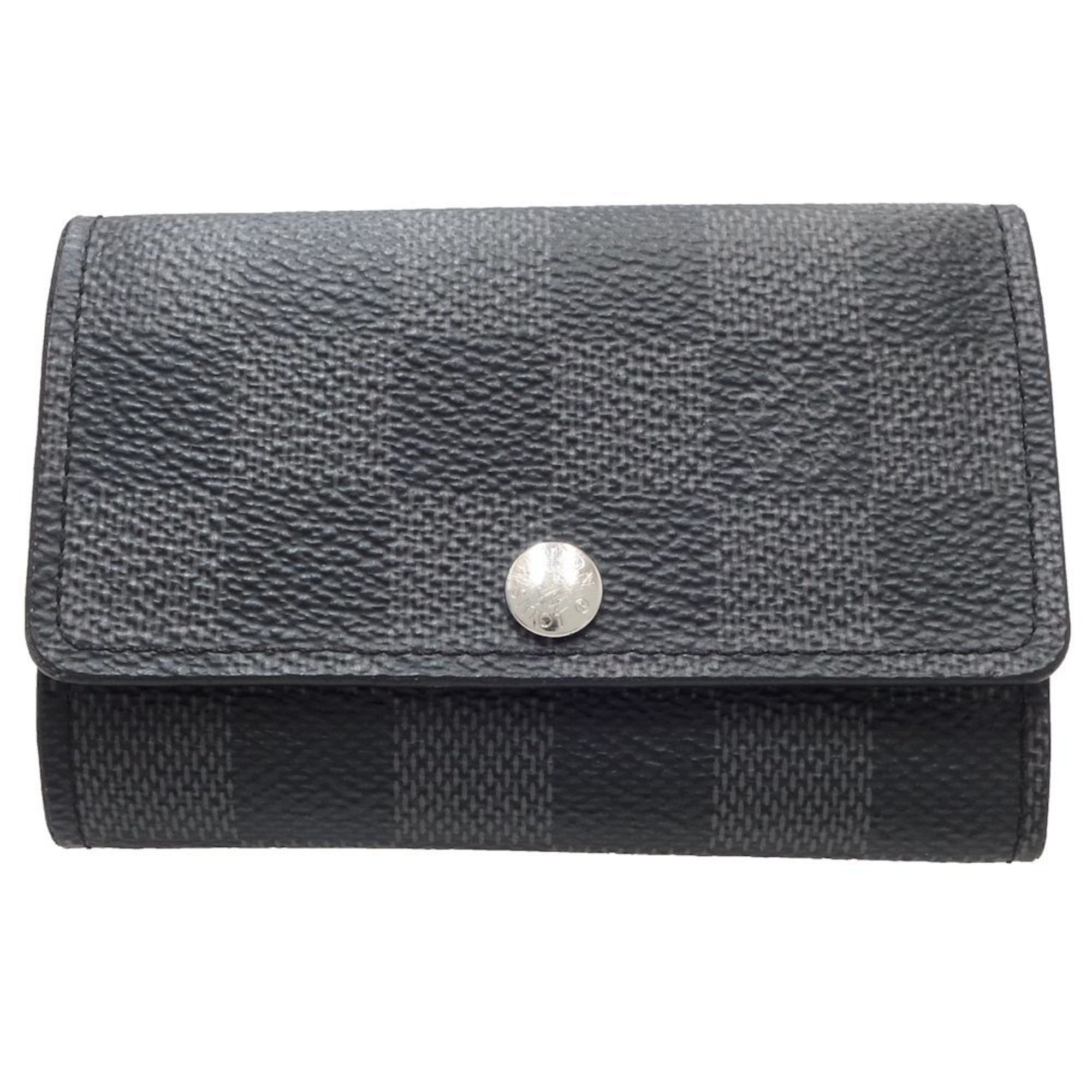 image of Louis Vuitton Damier Graphite Louis Vuitton 6-Series Multicle 6 N62662 Key Case 083308, Women's