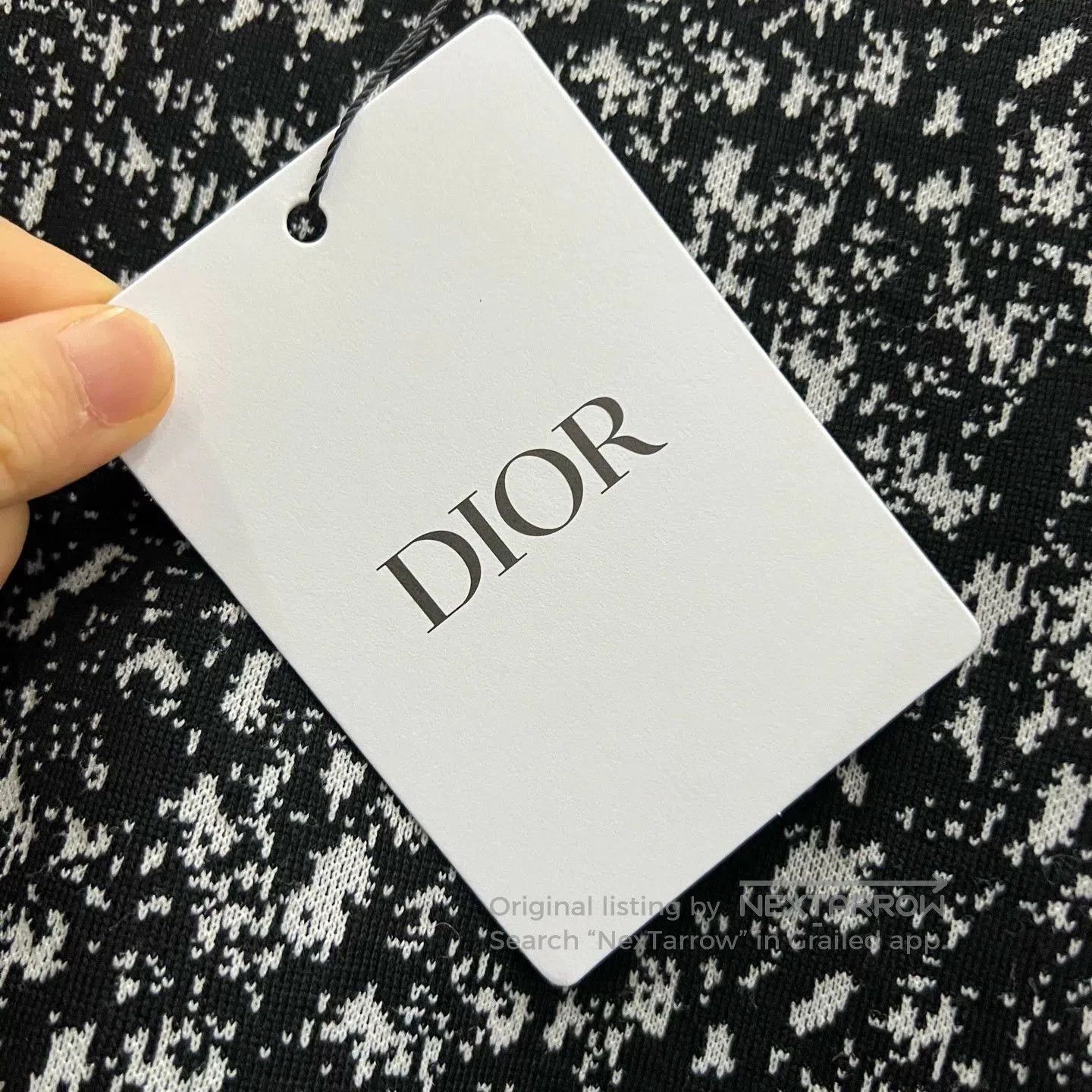 Dior dior mixed color round neck knit sweater. Size US M / EU 48-50 / 2 - 5 Thumbnail