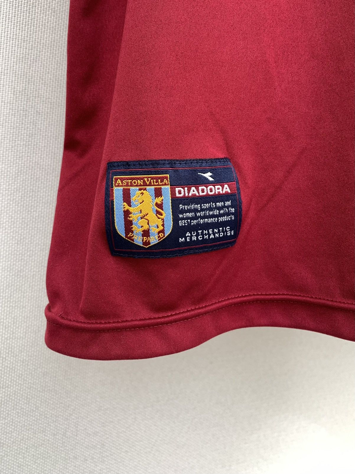 Diadora Diadora ASTON VILLA FC 2002-2003 Vintage Home Shirt Size L Size US L / EU 52-54 / 3 - 5 Thumbnail