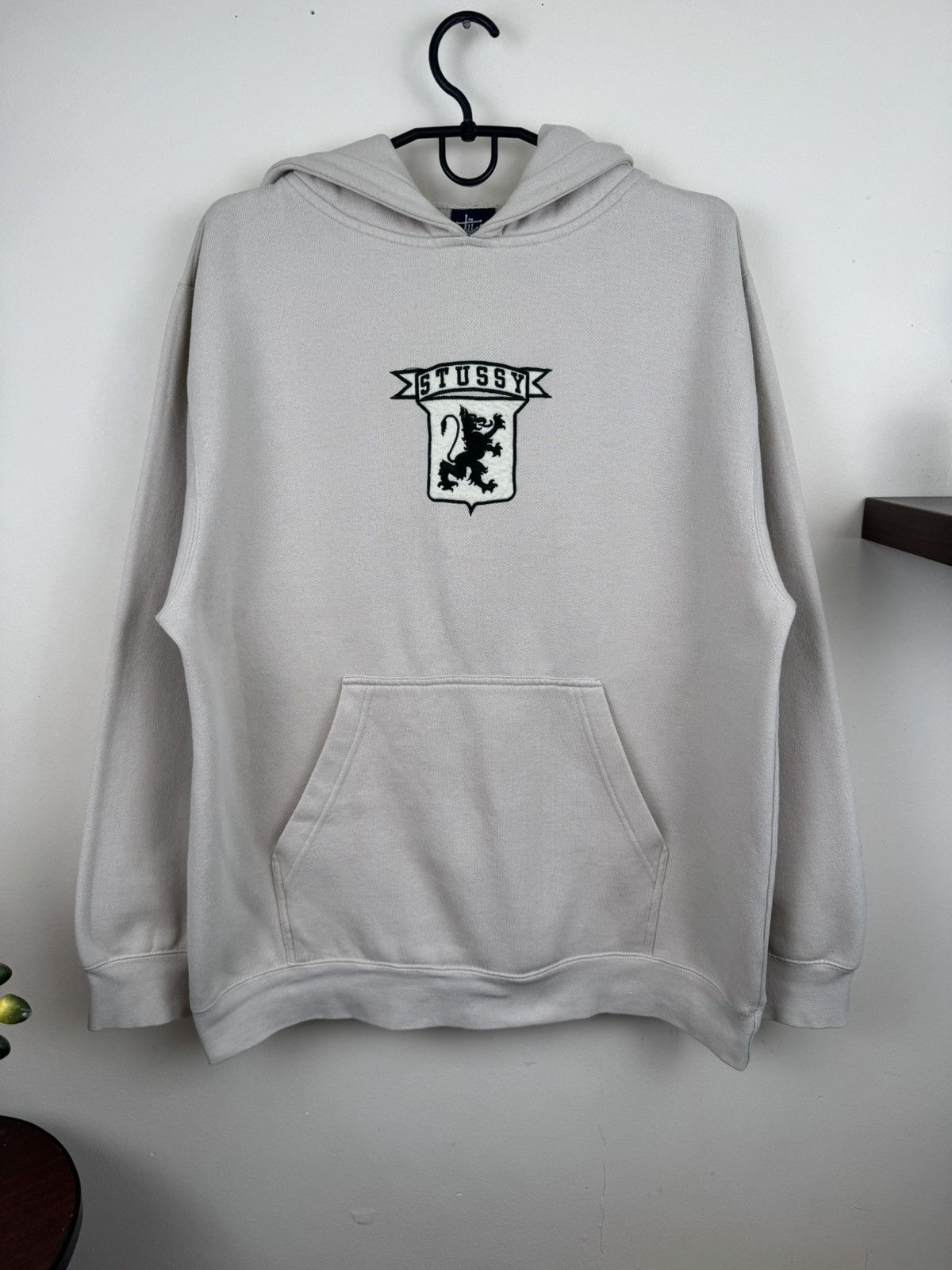 Stussy Vintage Stussy 90s Hong Kong Beige L College Blue Tag Size US L / EU 52-54 / 3 - 7 Thumbnail