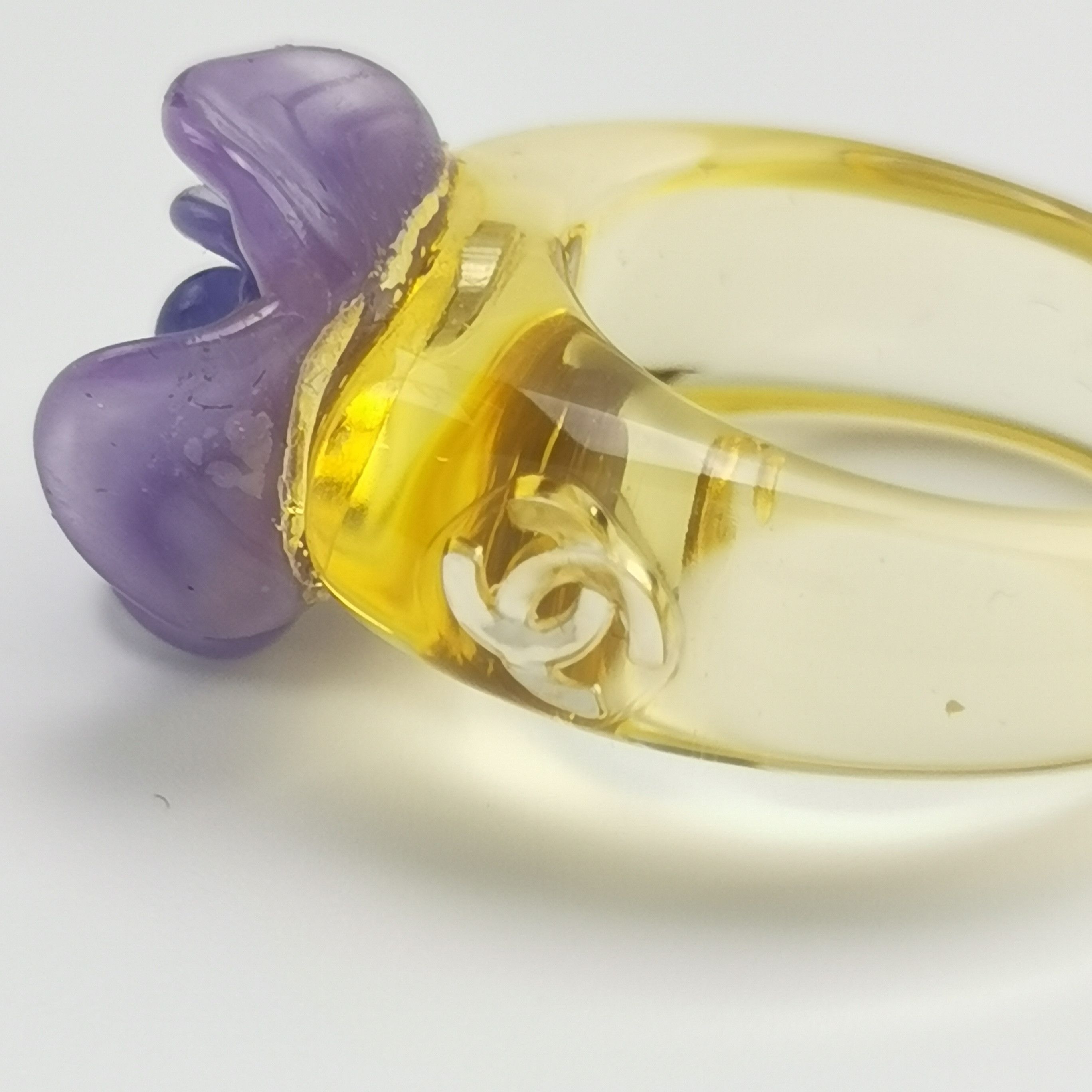 Chanel Chanel Camellia Double C Logo Ring Size 15 -z2505 Size ONE SIZE - 7 Thumbnail