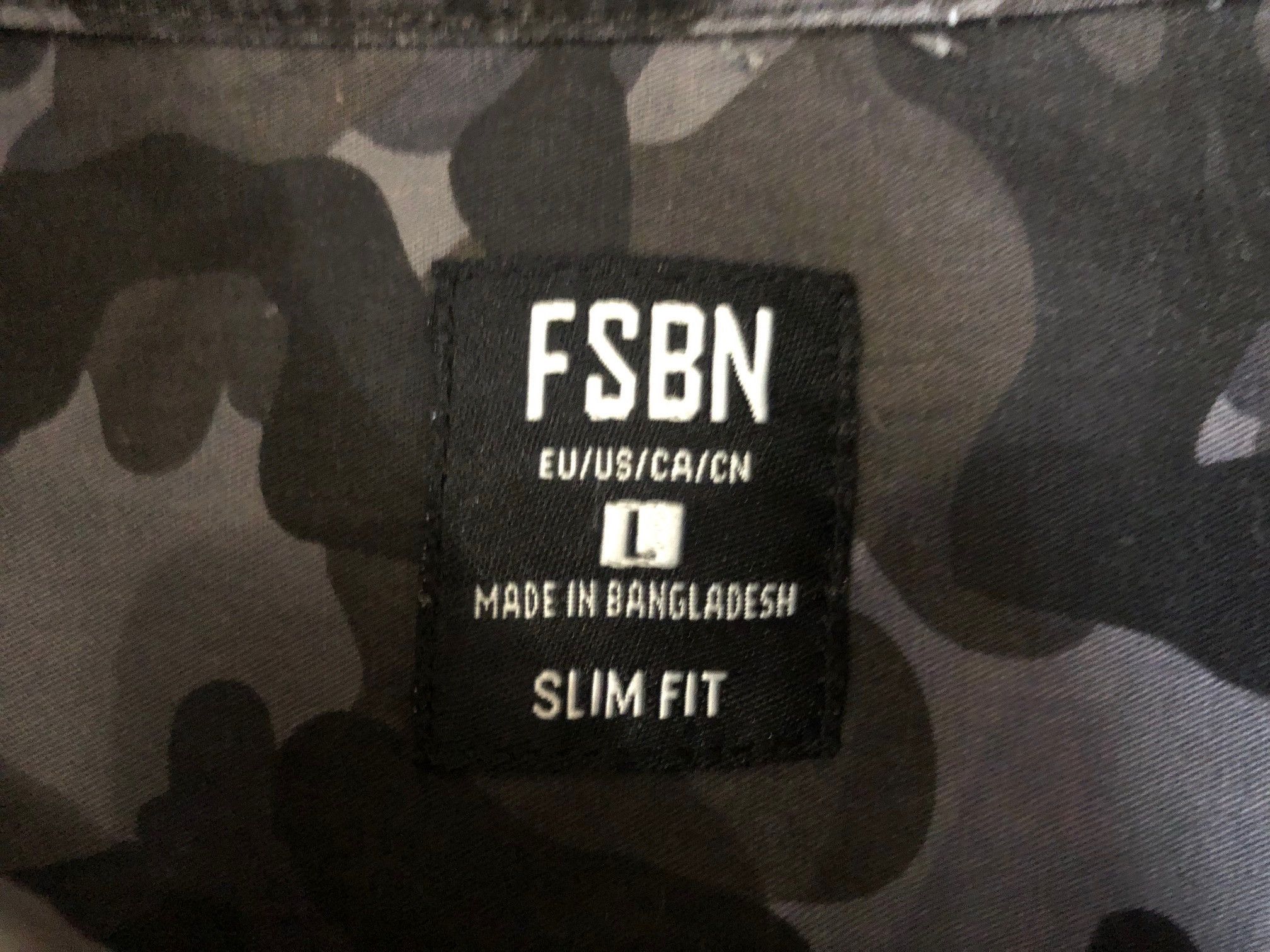 Other Men's shirt camouflage gray size L FSBN Size US L / EU 52-54 / 3 - 2 Thumbnail