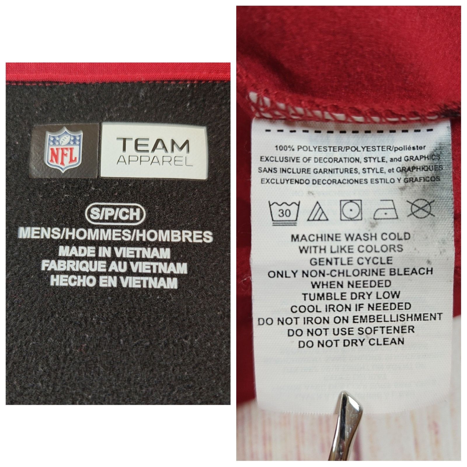 NFL NFL San Francisco 49ers fleece 1/4 zip top sz S Size US S / EU 44-46 / 1 - 5 Thumbnail