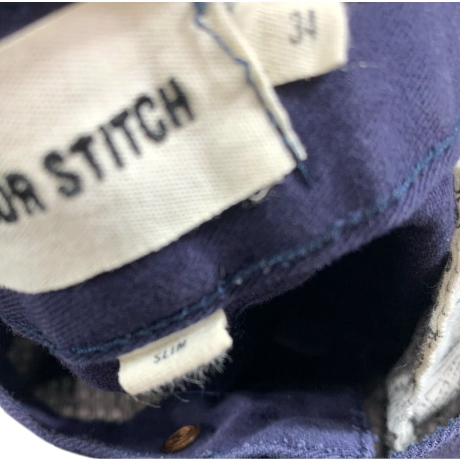 Taylor Stitch The Slim Chino Pants Mens 32x34 Navy 100% Organic Cotton Twill Chino Mens Slim Navy Pants
