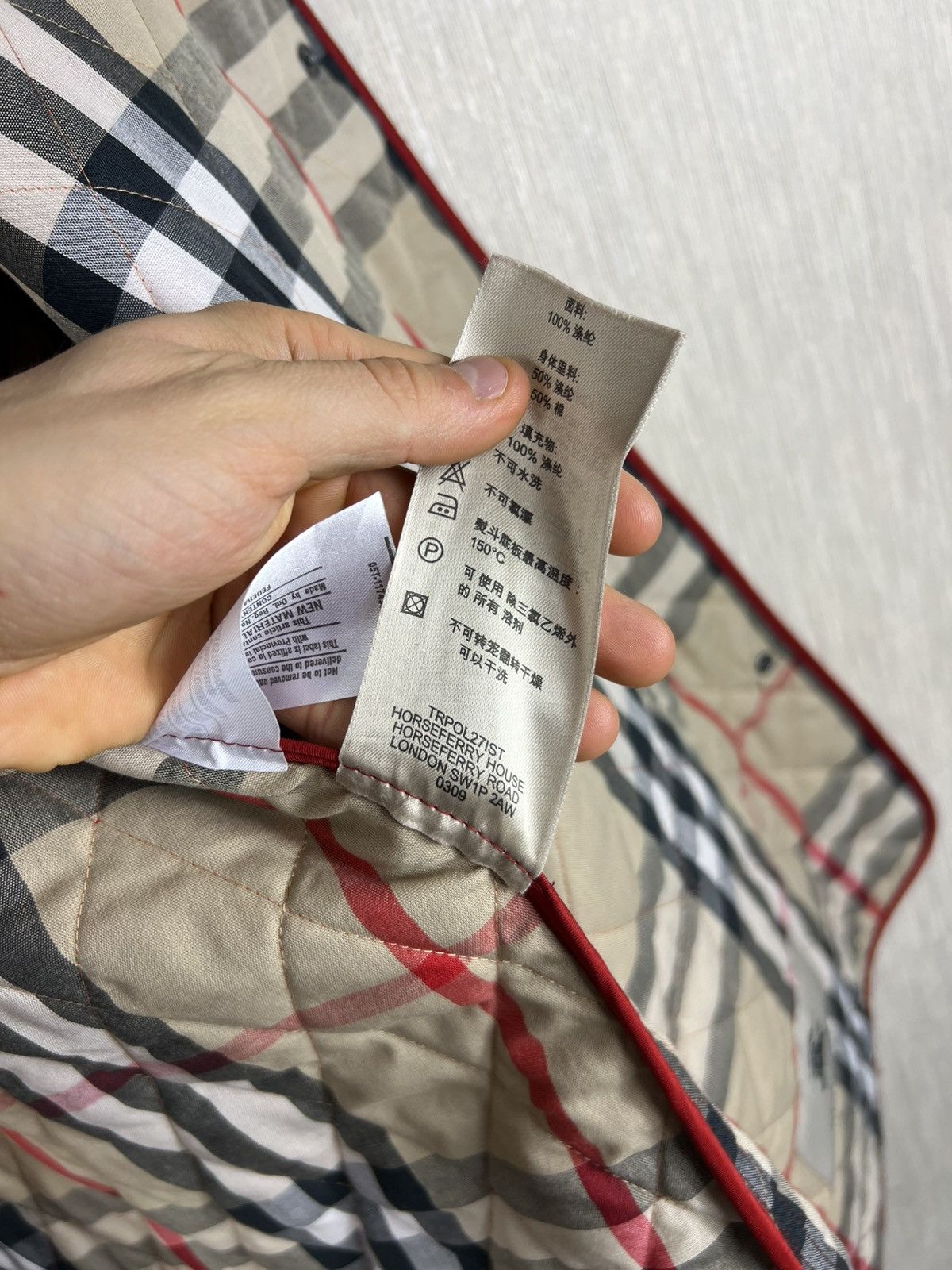Burberry Burberry London checked quilted parka jacket coat nova check Size L / US 10 / IT 46 - 24 Thumbnail