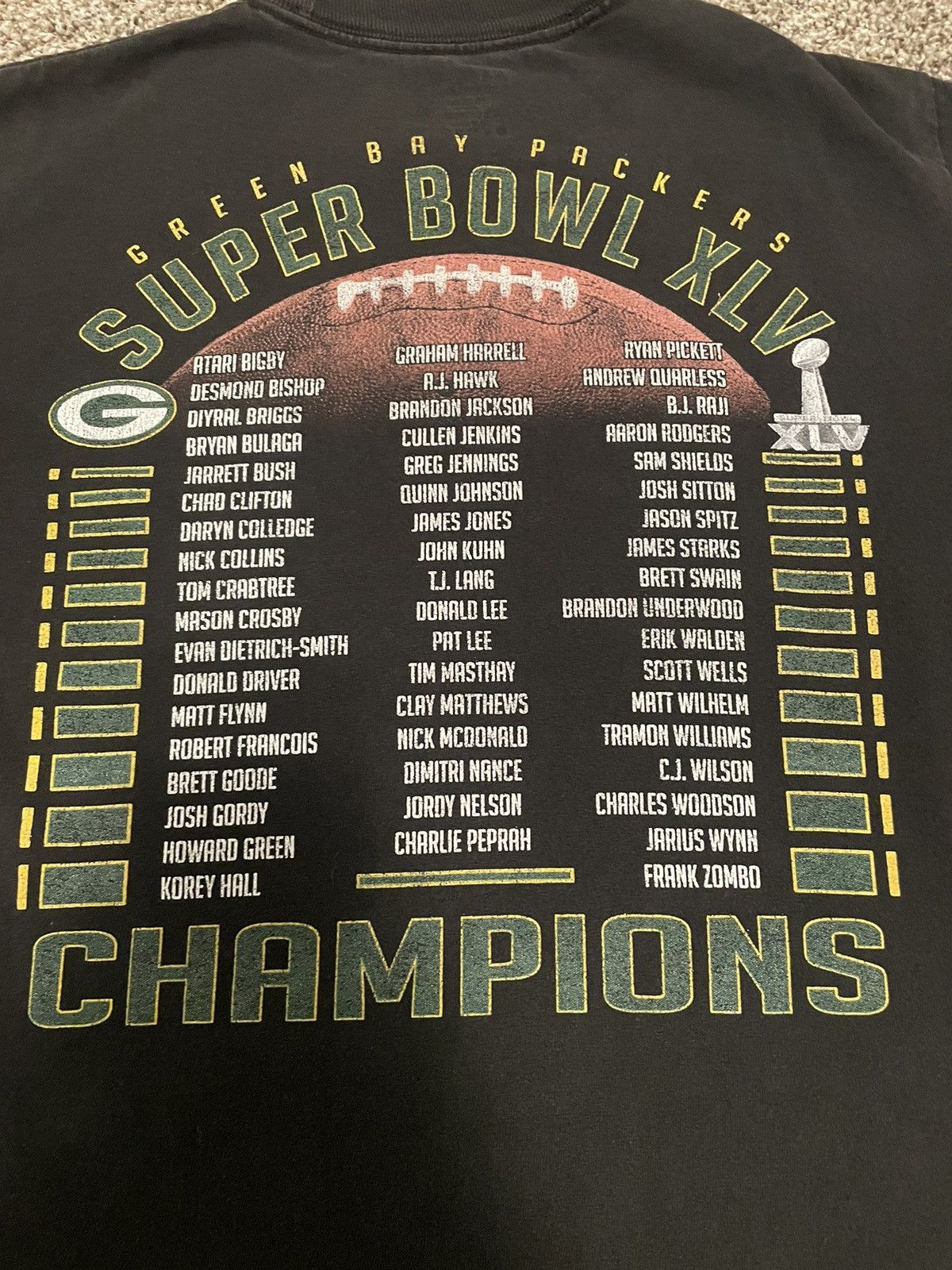 NFL × Reebok 2011 Green Bay packers Super Bowl shirt Size US M / EU 48-50 / 2 - 4 Thumbnail