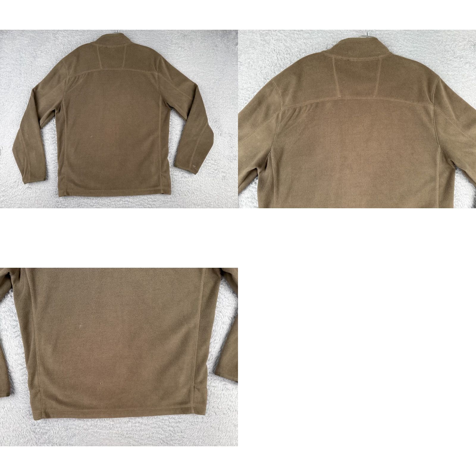 Vintage Greg Norman Jacket Men Small Beige Full Zip Hoodie Polyester Fleece Golf Golfer Size US S / EU 44-46 / 1 - 9 Thumbnail