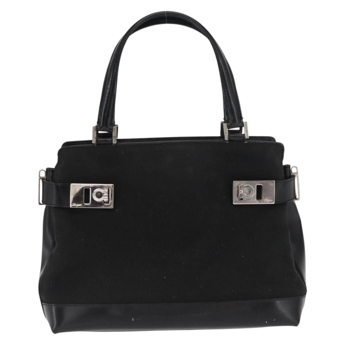 Salvatore Ferragamo Salvatore Ferragamo Double Gancini Side Buckle Tote Canvas Size ONE SIZE - 1 Thumbnail